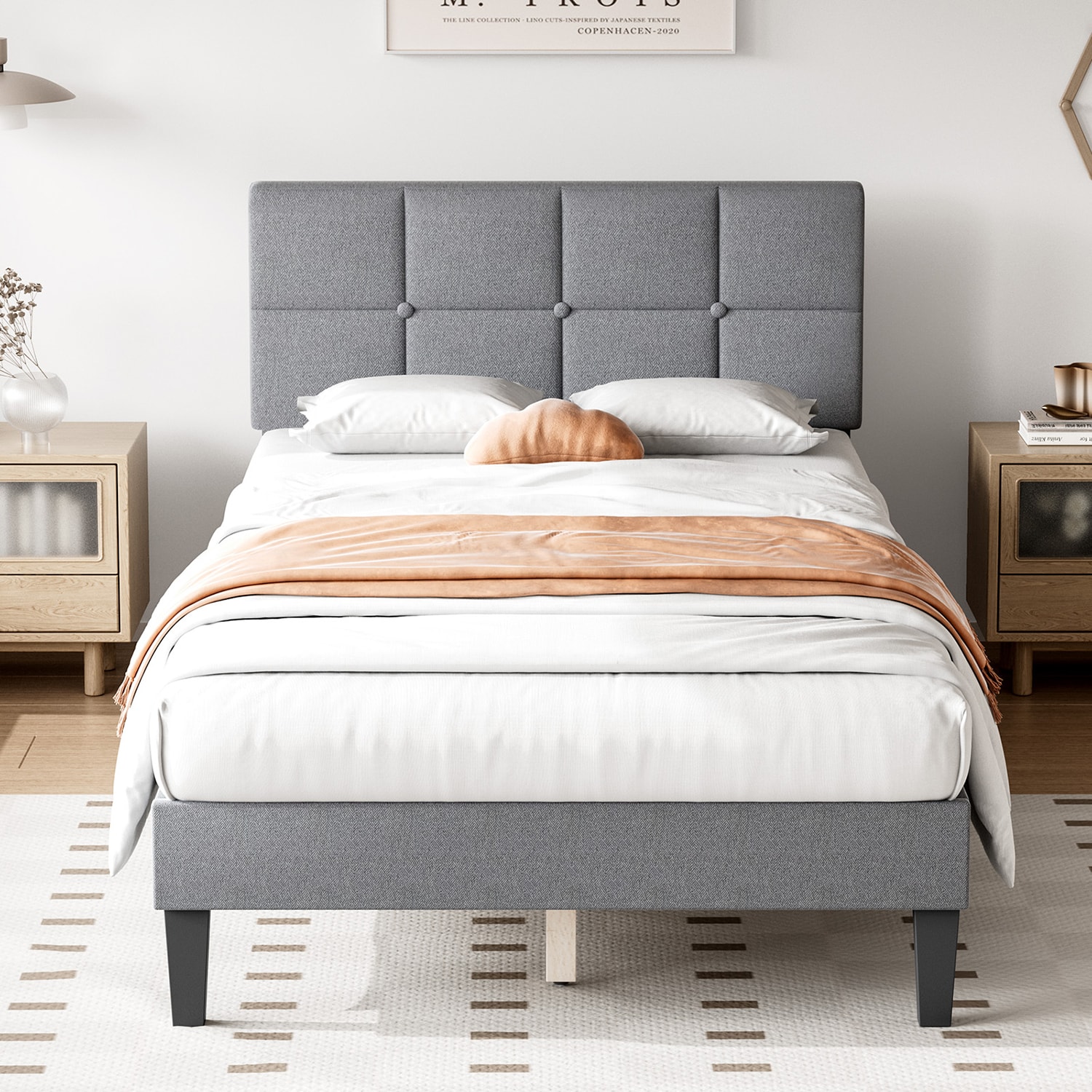twin beds