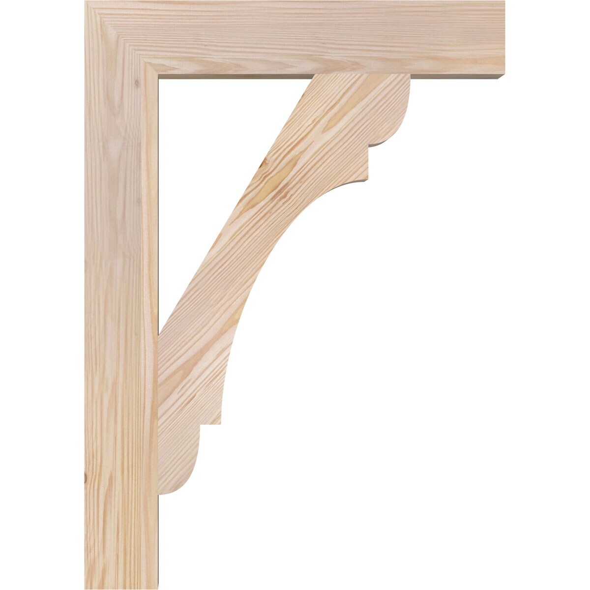 Ekena Millwork BKT04X20X28OLY05SDF Exterior-Brackets-Braces - View #3