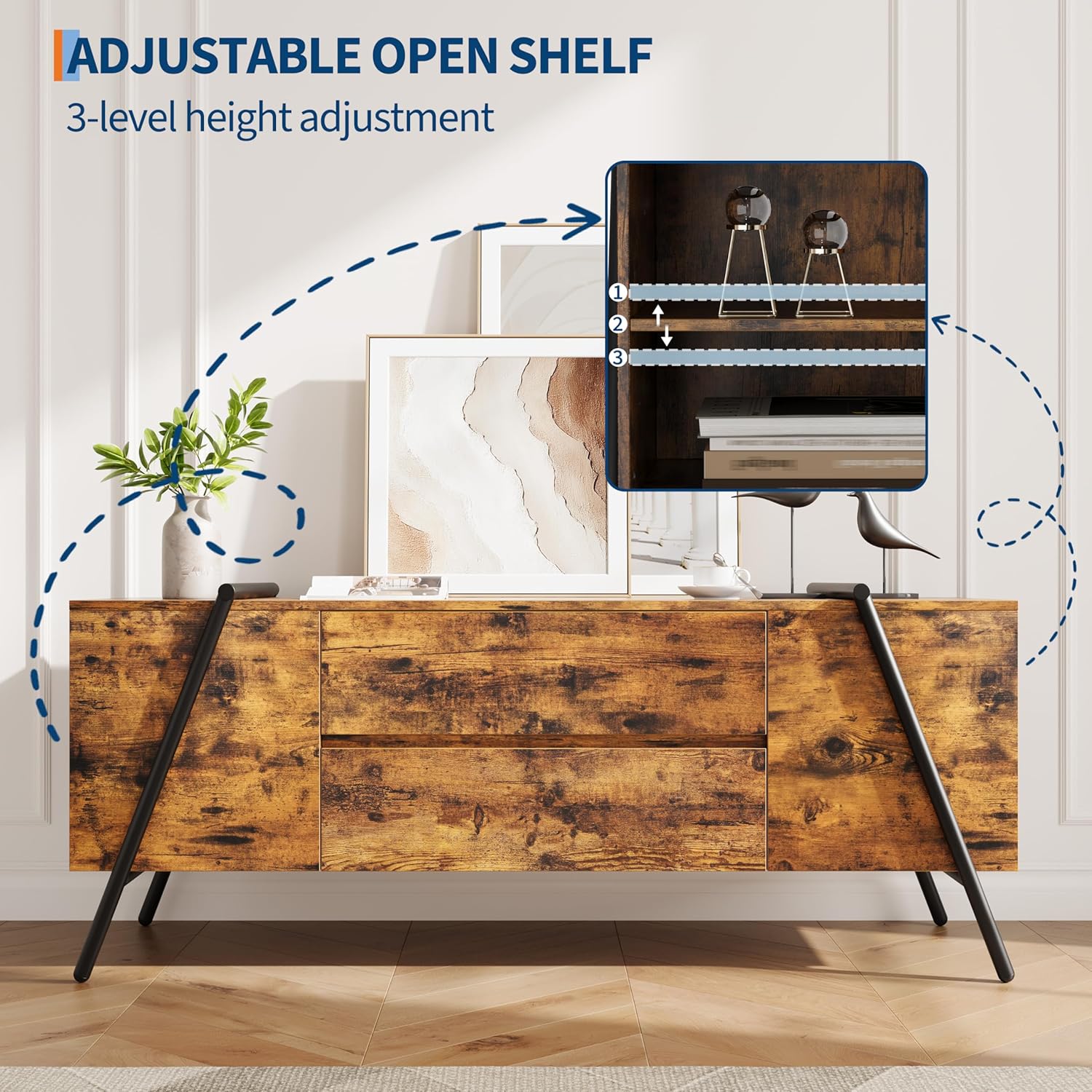 Qeetex DHZ-PHK-34KTLMR6 Tv-Stands - View #4