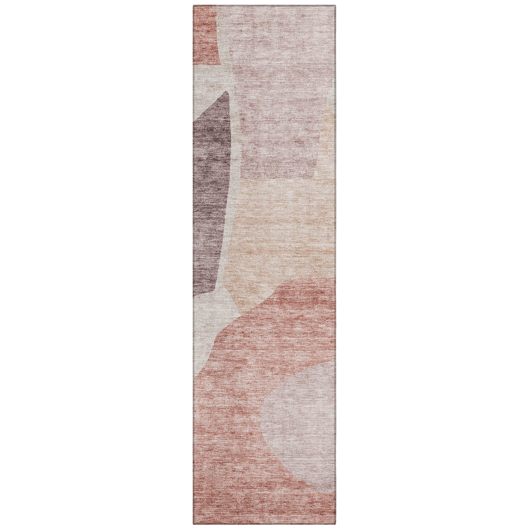 Addison Rugs ACN665BL2X8 Chantille ACN665BL 2 x 7 (ft) Polyester Blush Rectangular Indoor/Outdoor Geometric Machine washable Area rug