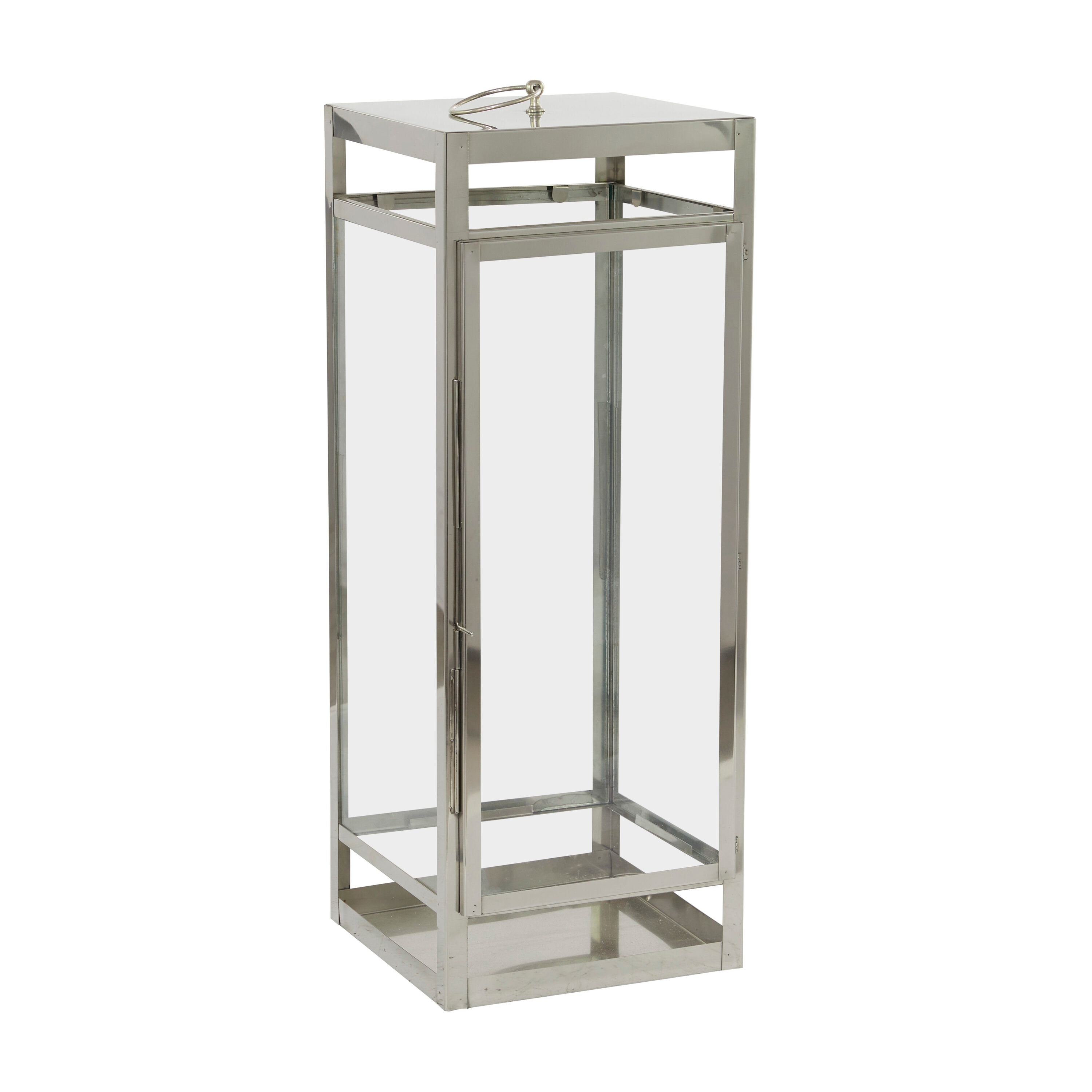 Grayson Lane 59237 1 Candle Stainless steel Lantern Candle Holder