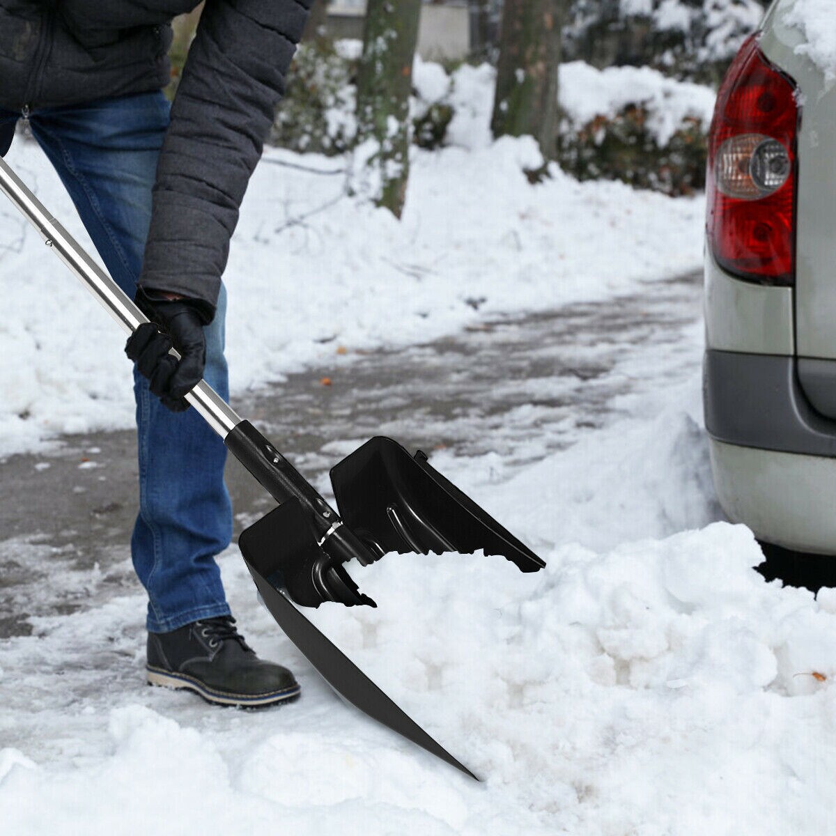 Car Ice Scraper Scratch-Free Snow Scraper Pick Up Trucks Car Scraper Snow  Remover Tool Sturdy Foam Grip For Car Auto Shovel - AliExpress