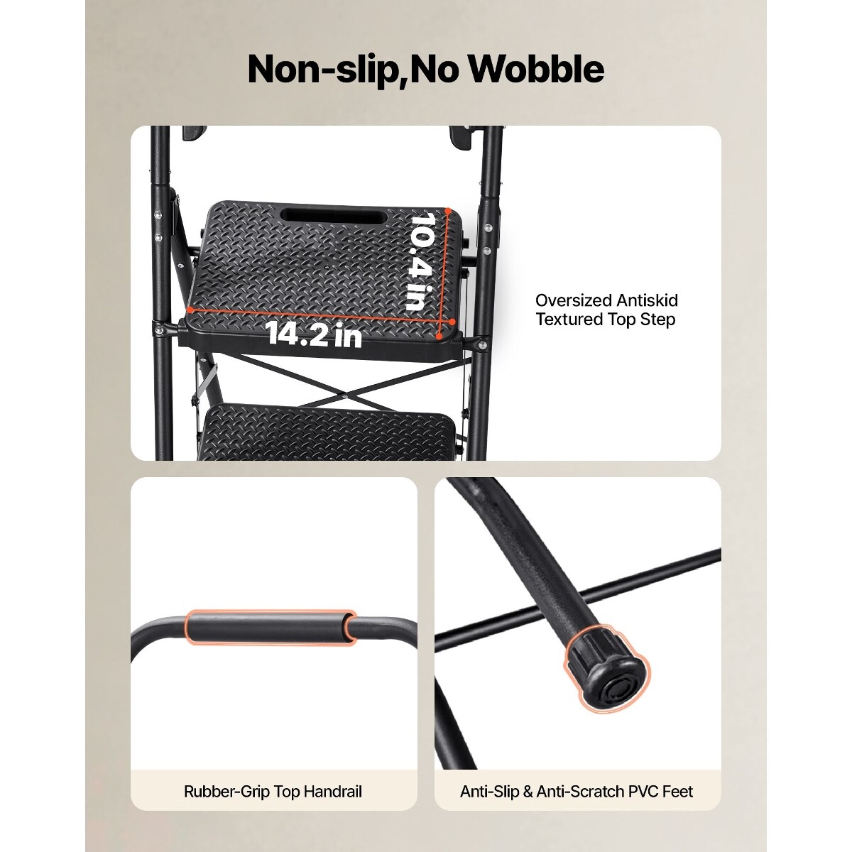 Tooliom D01027R6HV2 Step-Ladders - View #3