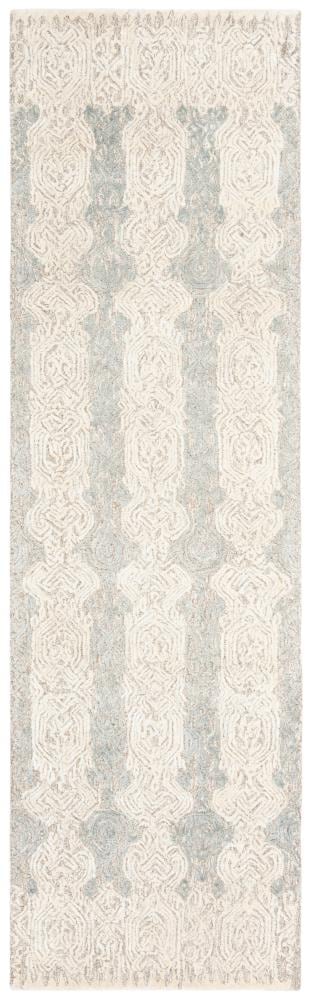 Safavieh GLM536F-28 Glamour Lumi 2 x 8 (ft) Tufted Synthetic Gray/Ivory Rectangular Indoor Abstract Farmhouse/Cottage Runner rug