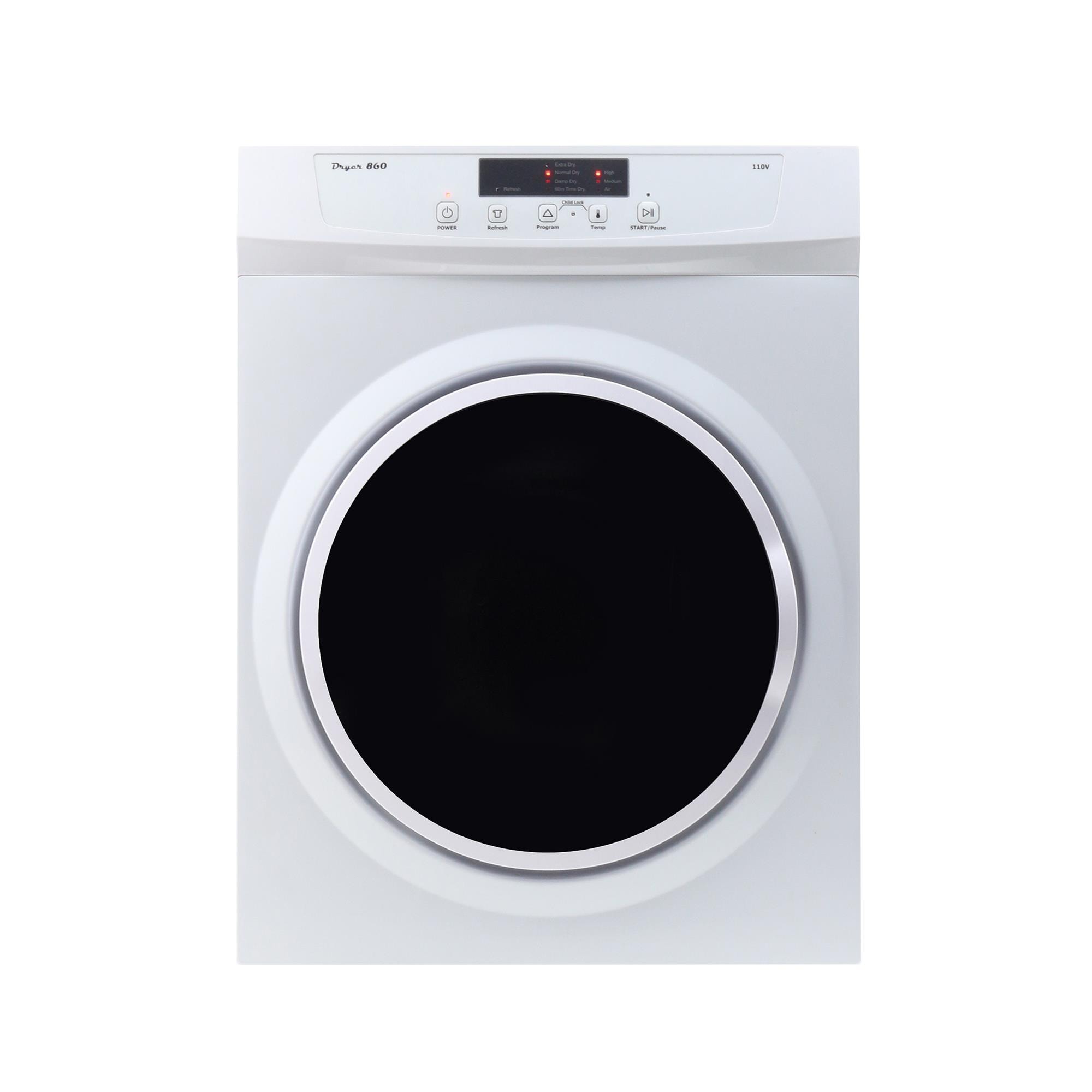 Avanti Magic Clean 2.6-cu ft Portable Electric Dryer (White) in the  Electric Dryers department at