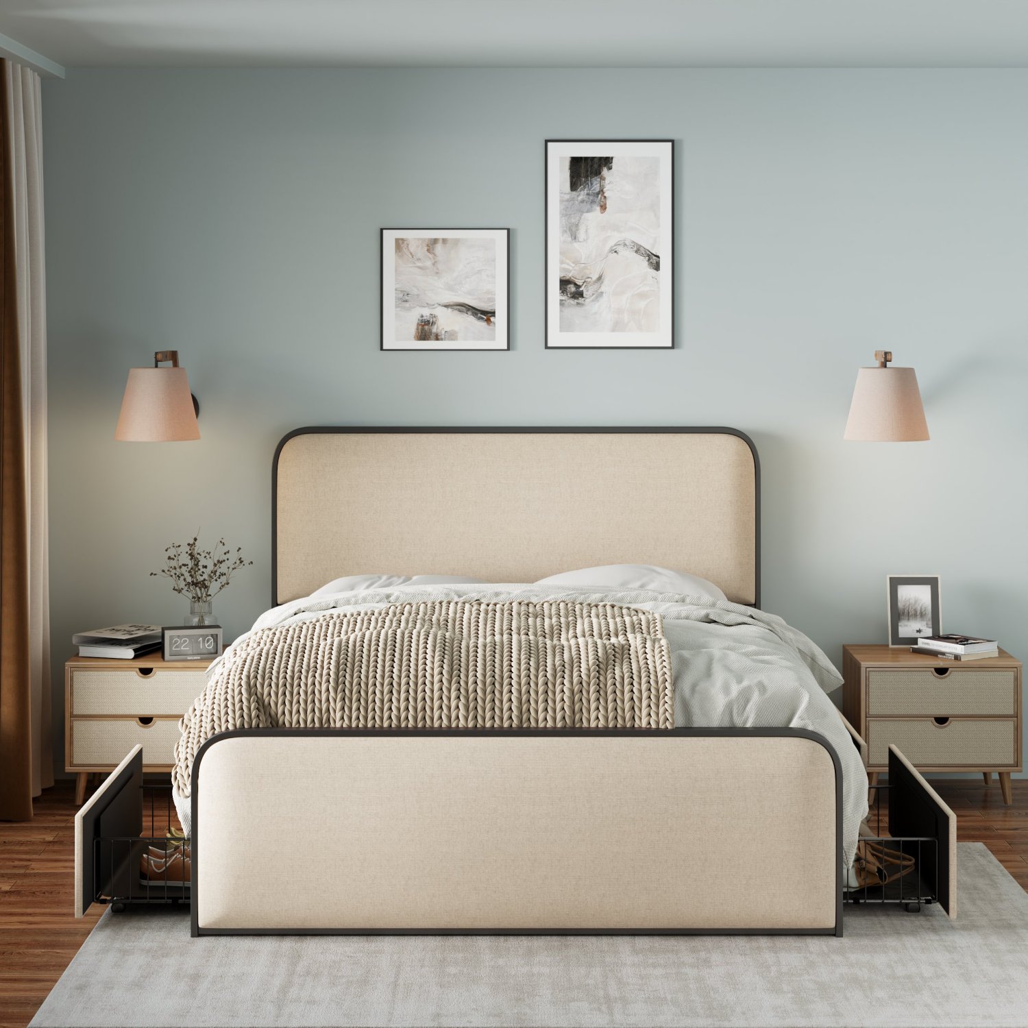 Streamdale Furniture N701P229017B beds - View #4