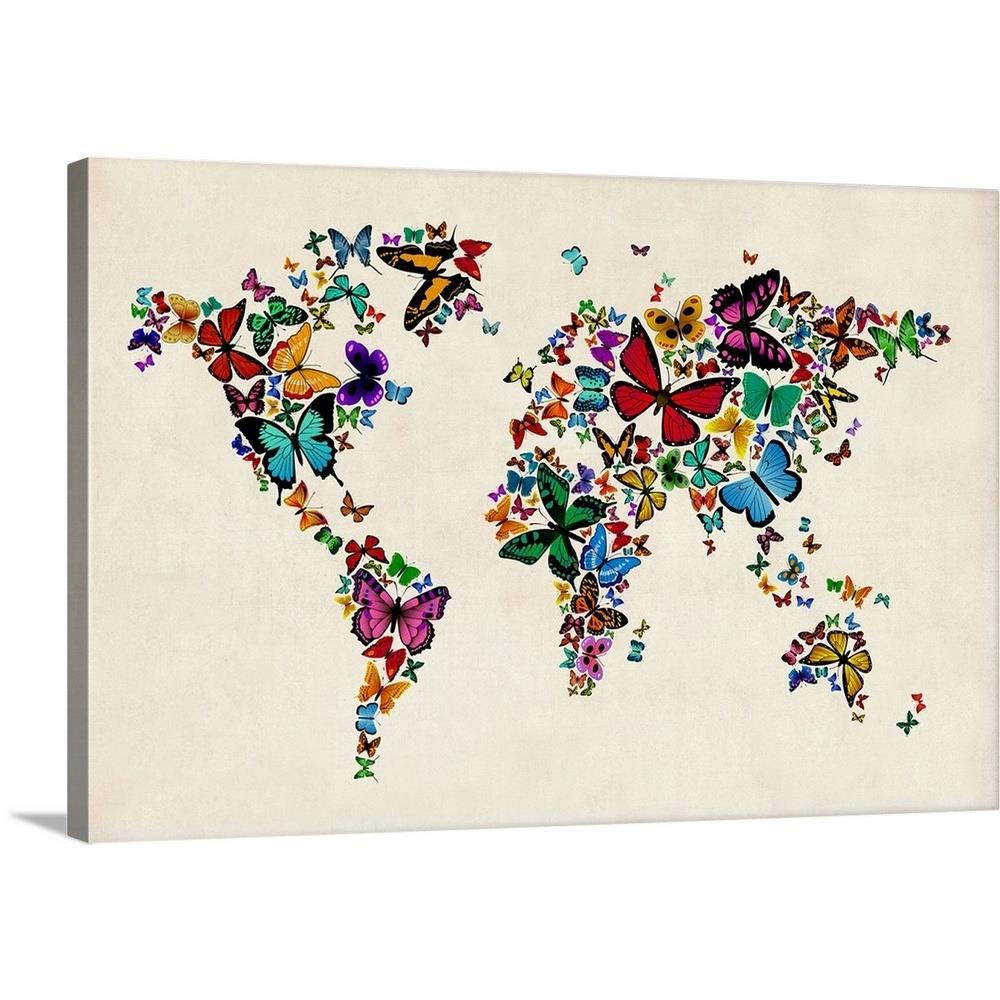 GreatBigCanvas 2075477-24-30X20 20-in H x 30-in W Abstract Print on Canvas