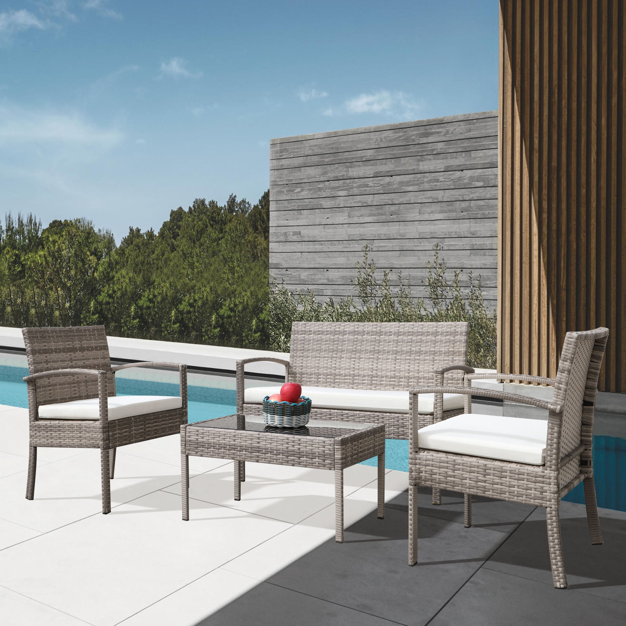 Clihome TM-1971WF04-4 Patio-Conversation-Sets - View #3
