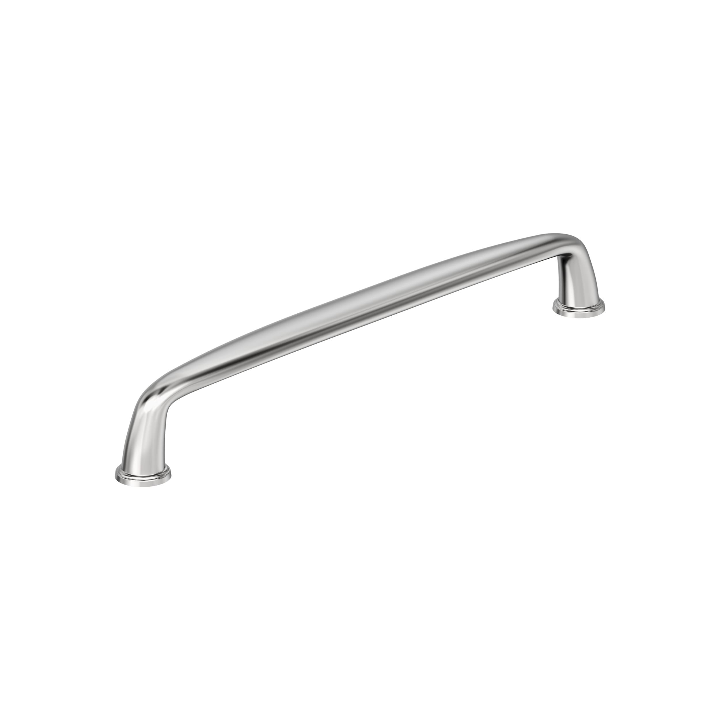 Polished Chrome 7-9/16" Modern Bar Cabinet Pull
