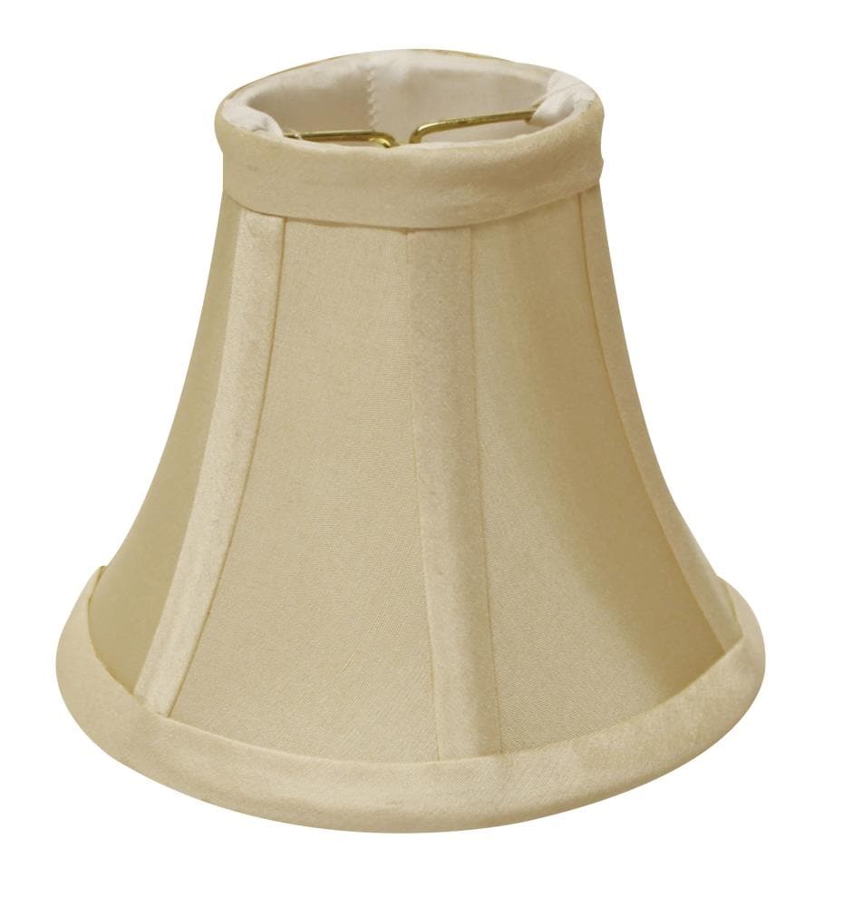 Cloth & Wire SI12380 4.25-Inches x 6-Inches Buttercup Silk Bell Lamp Shade