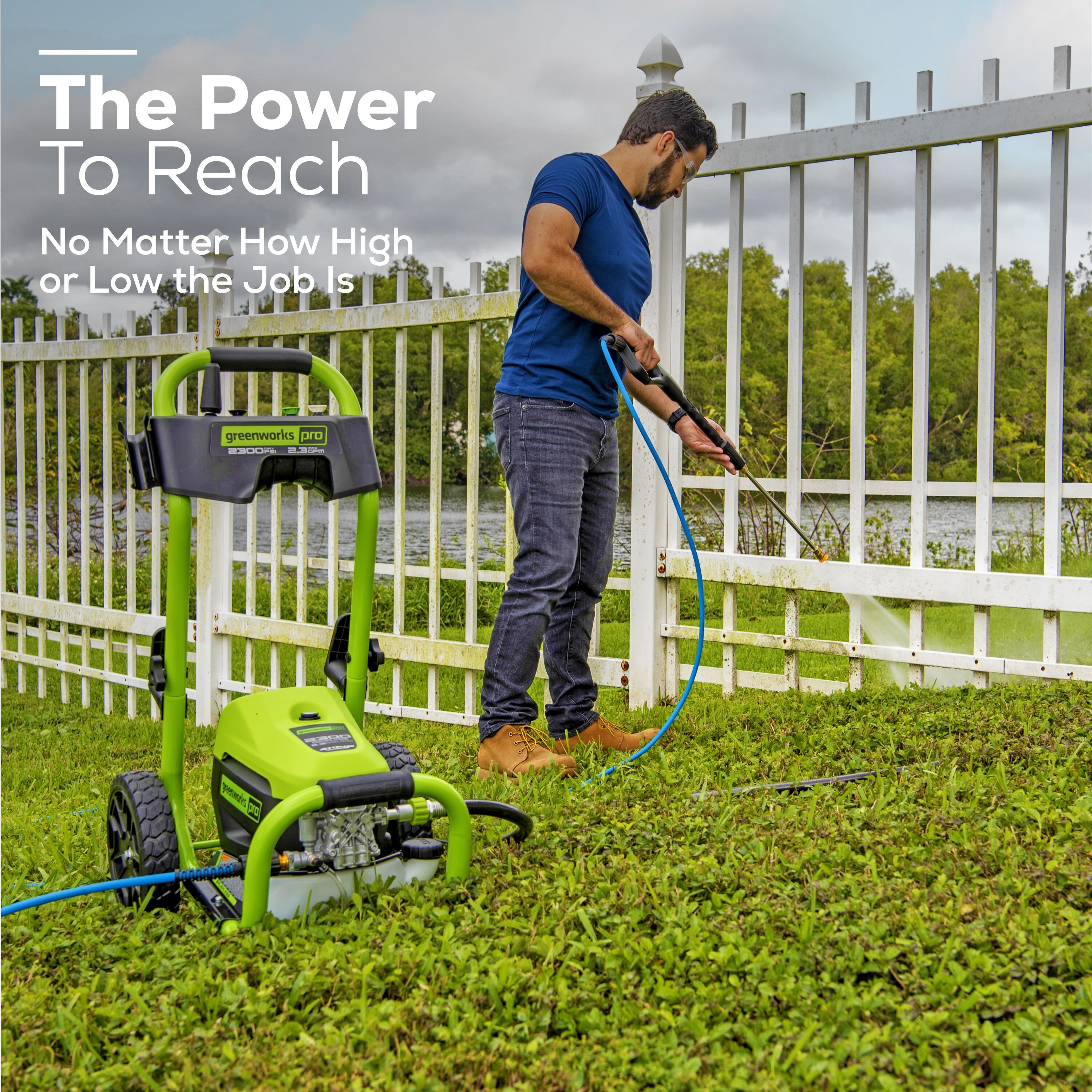 Greenworks Pro 2300 PSI 2.3-GPM Cold Electric Pressure Washer At Lowes.com