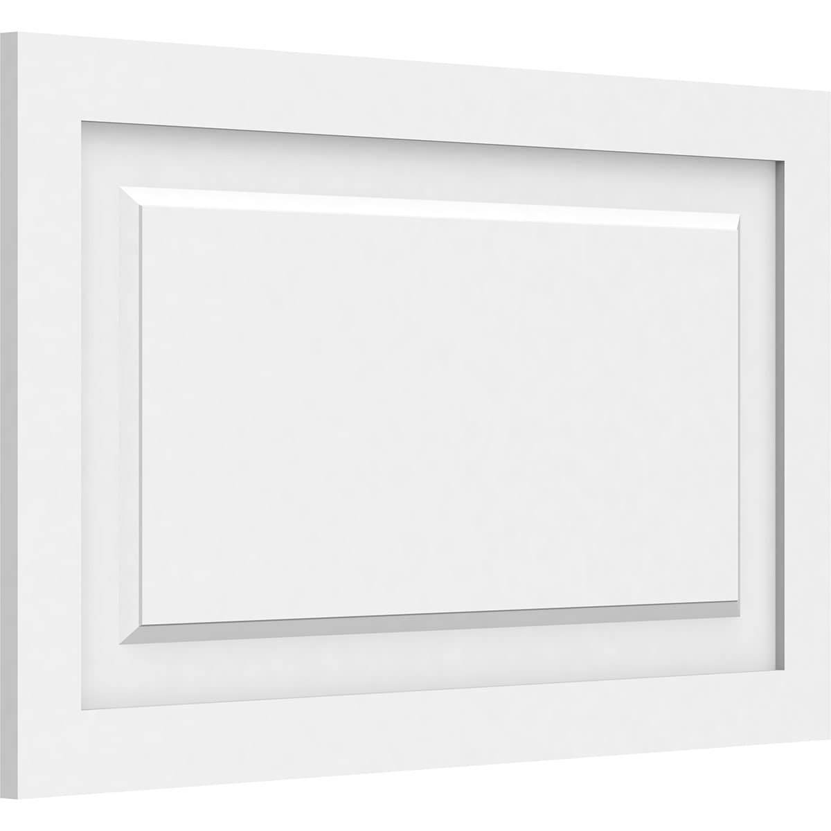 Ekena Millwork WALP30X18X062HAR 30-in x 18-in Smooth Paintable/Stainable White PVC Fretwork Wall Panel (