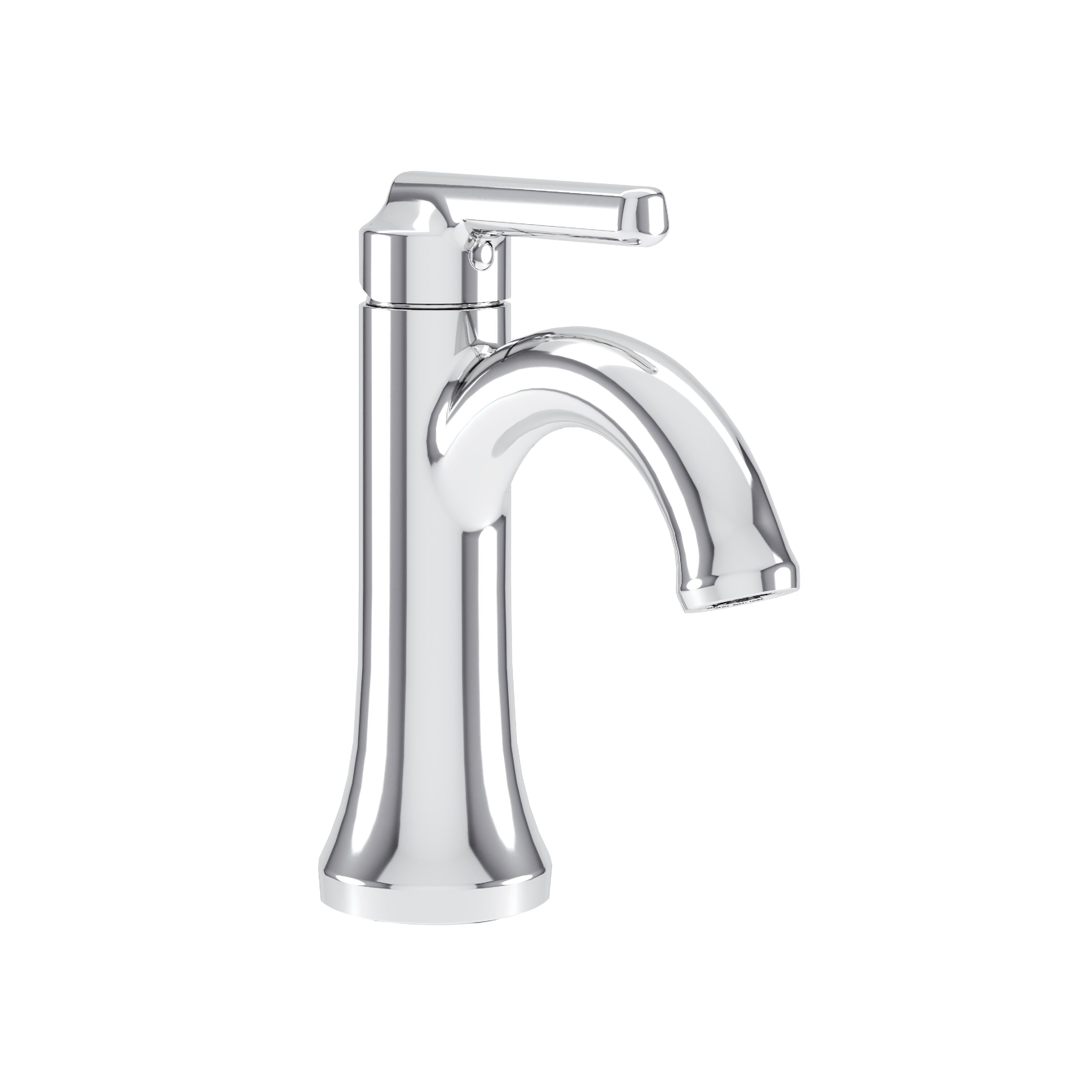 Symmons SLS5912PP Birch Polished Chrome Single hole 1-handle WaterSense High-arc Commercial/Residential Handle Bathroom Sink Faucet with Drain