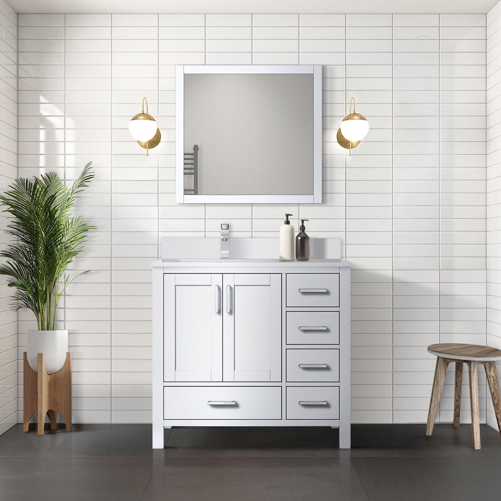Lexora LVJ36SA311L Bath-Vanity-Combo - View #10