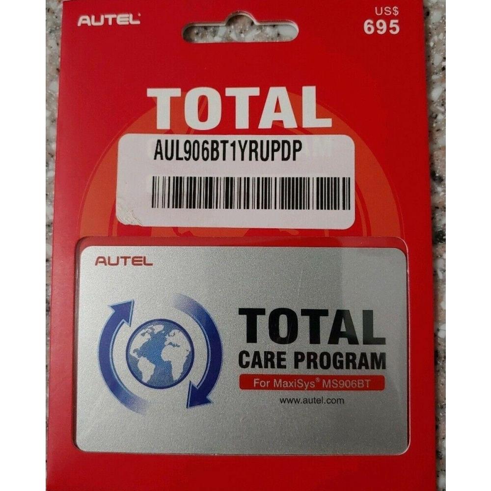  EGLE47585 Autel AU38001957 Total Care Program for MaxiSys MS906BT- 1 Year Update
