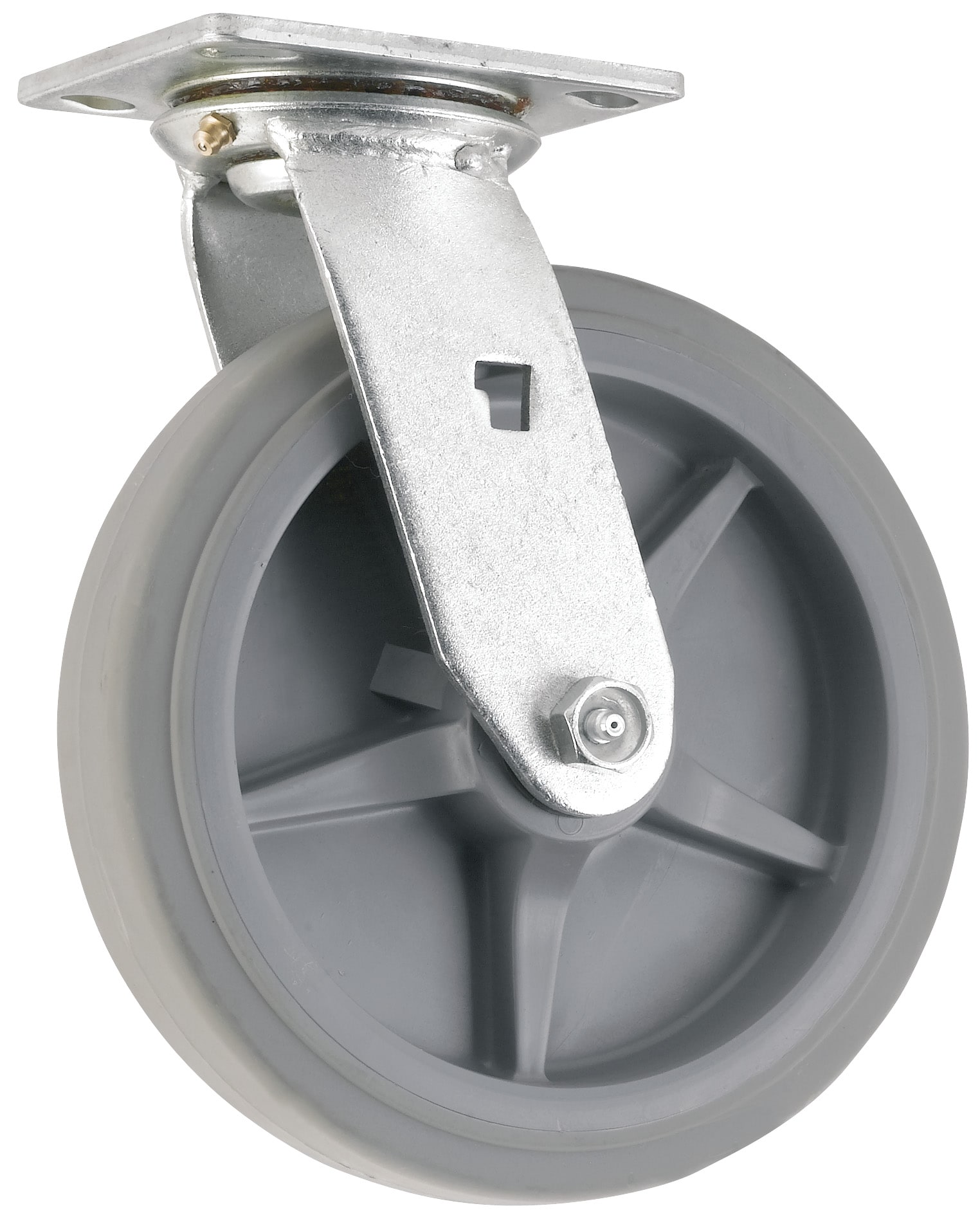 Shepherd Hardware 4038255 8-in TPR/Thermoplastic rubber Swivel Caster