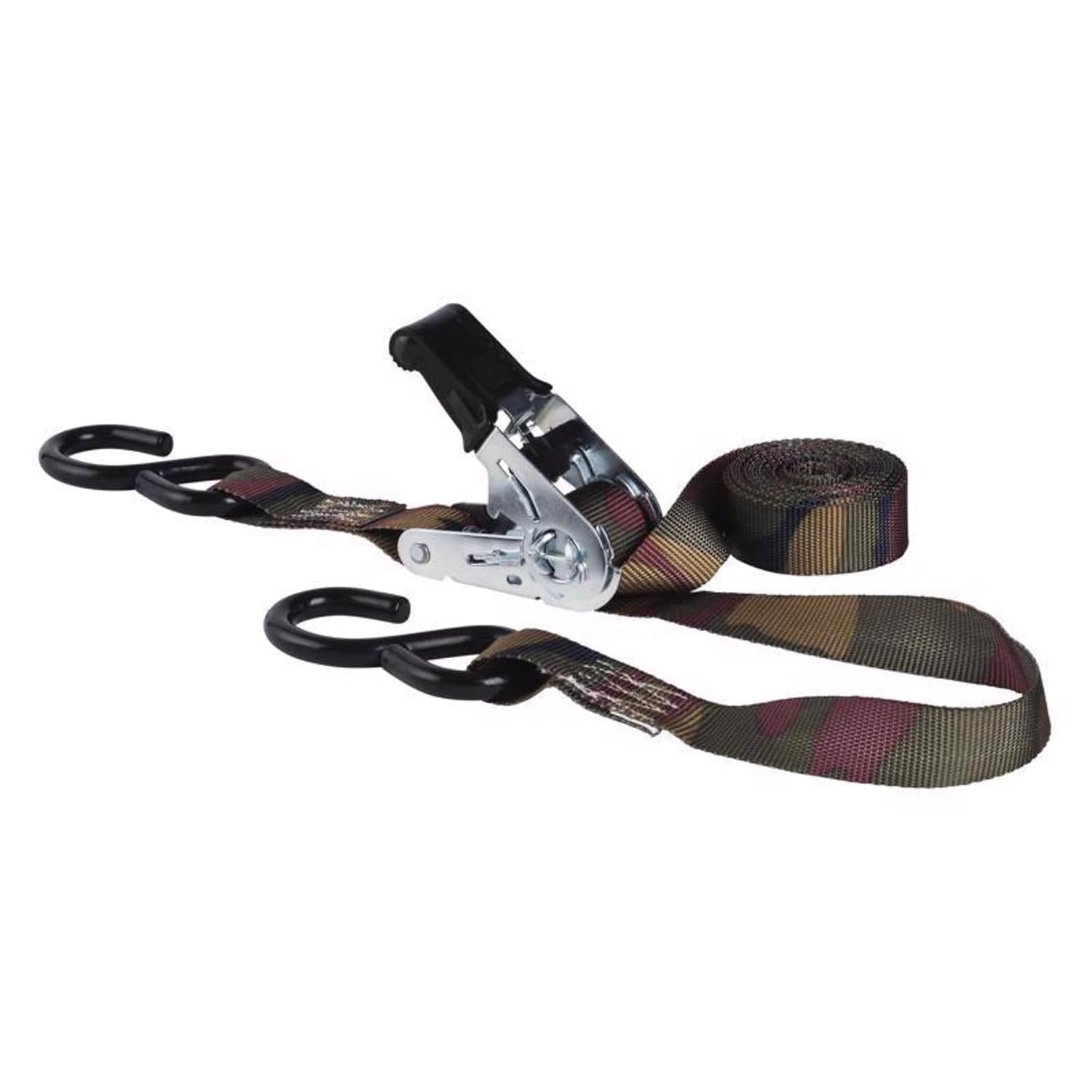 Keeper  1 in x 12 ft Camo Ratchet Tie Down Strap 500 lb WLL 1500 lb Break 2 Pack
