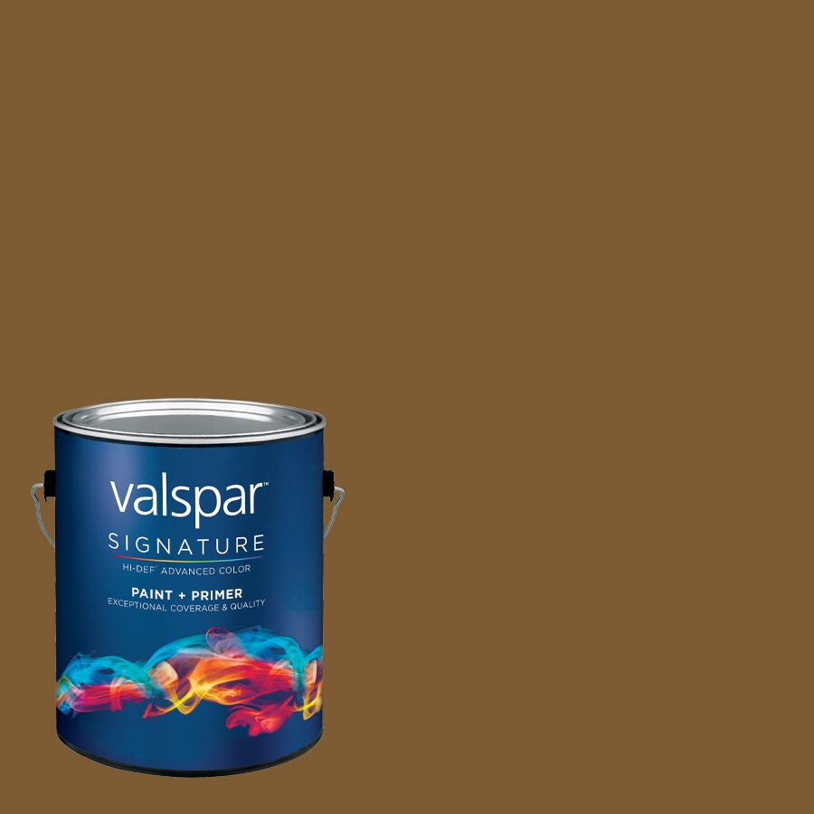 Creative Ideas for Color by Valspar CI71-RICHMAHOG213471 Eggshell Rich Mahogany Pre-tinted Latex Interior Paint + Primer (1-Gallon)