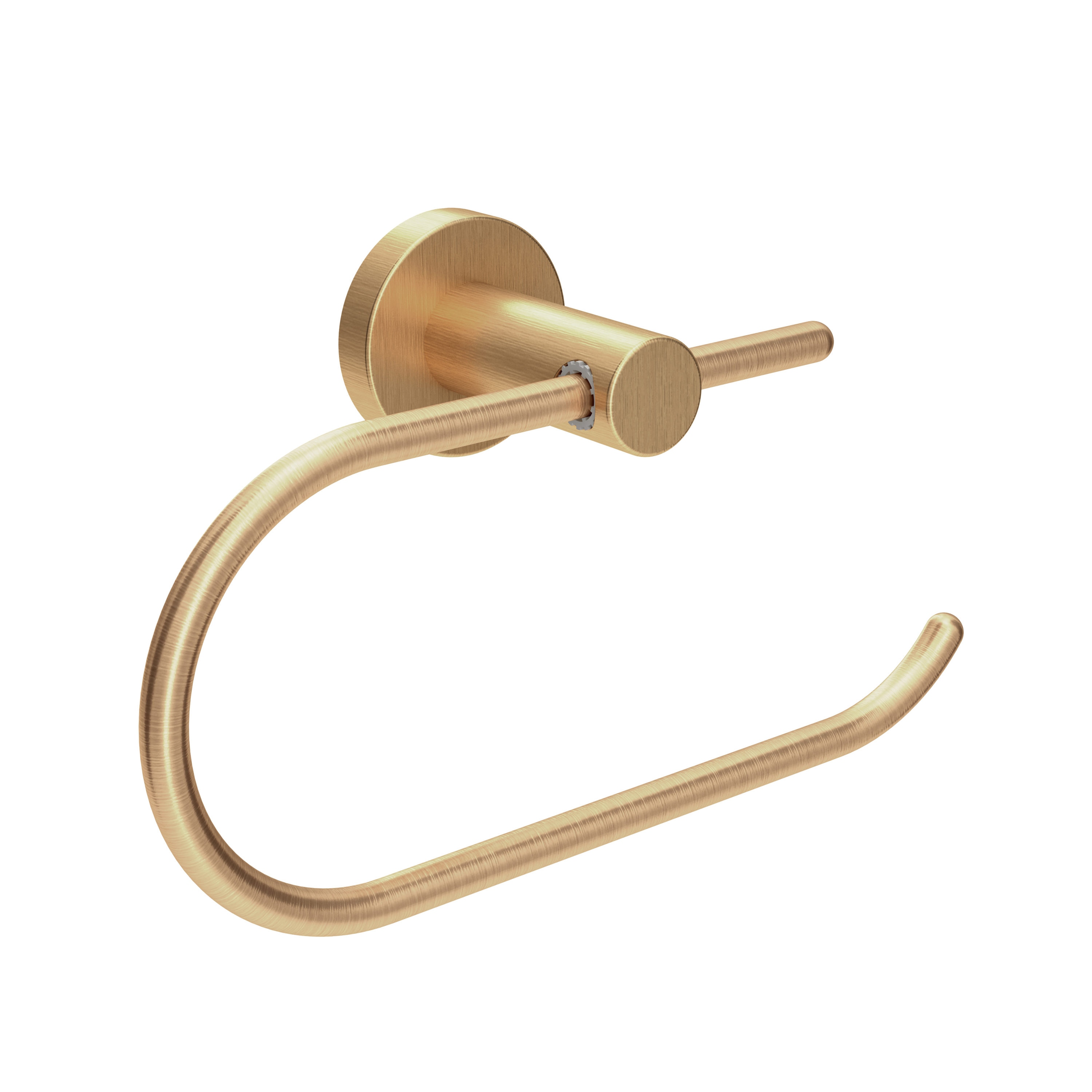 Symmons 353TP-BBZ Dia Brushed Bronze Wall mount Single post Toilet Paper Holder 1 -Rolls with Storage