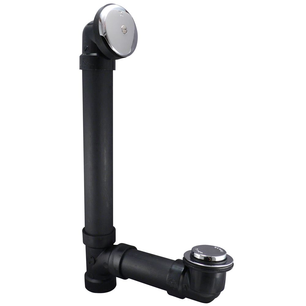 Keeney Mfg. Co. 630ABS 1-in Chrome Foot Lock Drain with PVC Pipe