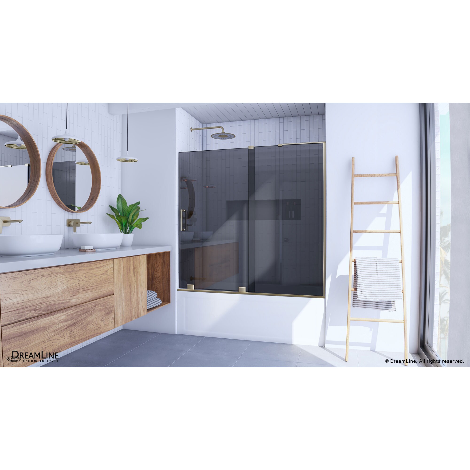 DreamLine SHDR1960580GR05 Bathtub-Doors - View #5