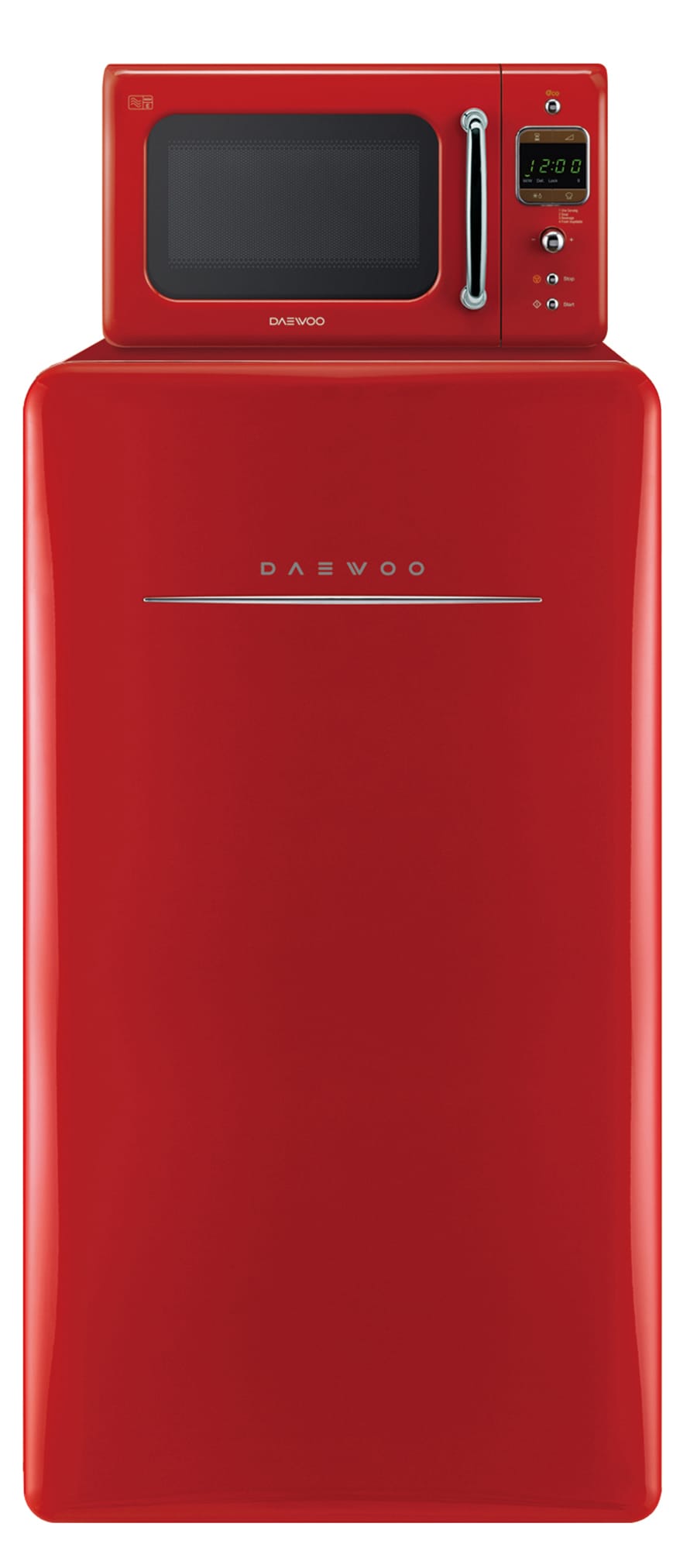 Daewoo Retro 4.4-cu ft Freestanding Mini Fridge Freezer 
