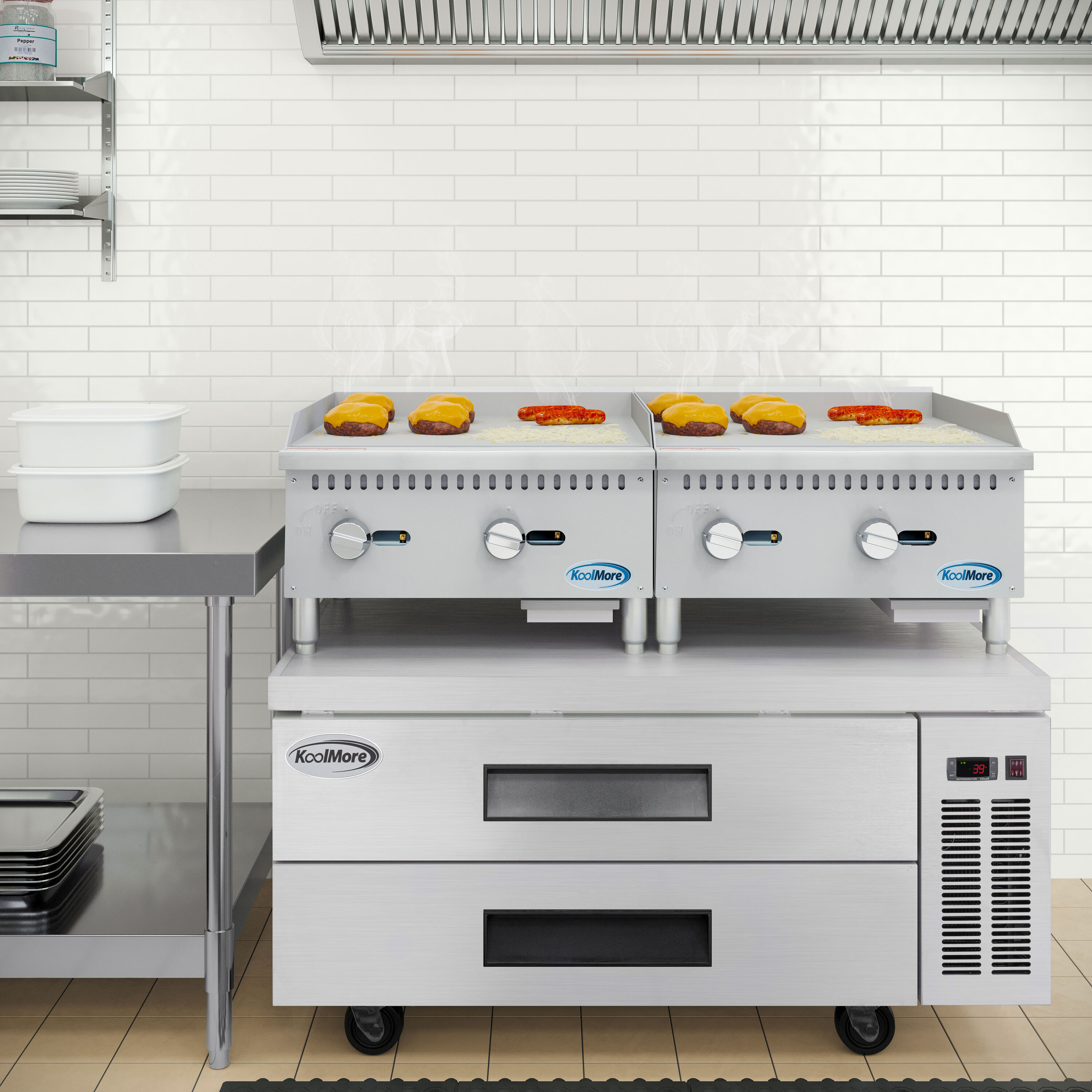 KoolMore LOW-KM-BR-482D Commercial-Refrigerators - View #2