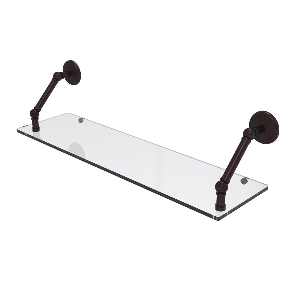 Allied Brass PMC-1-30-ABZ Prestige Monte Carlo Antique Bronze 1-Tier Wall Mount Bathroom Shelf (30-in X 8-in)