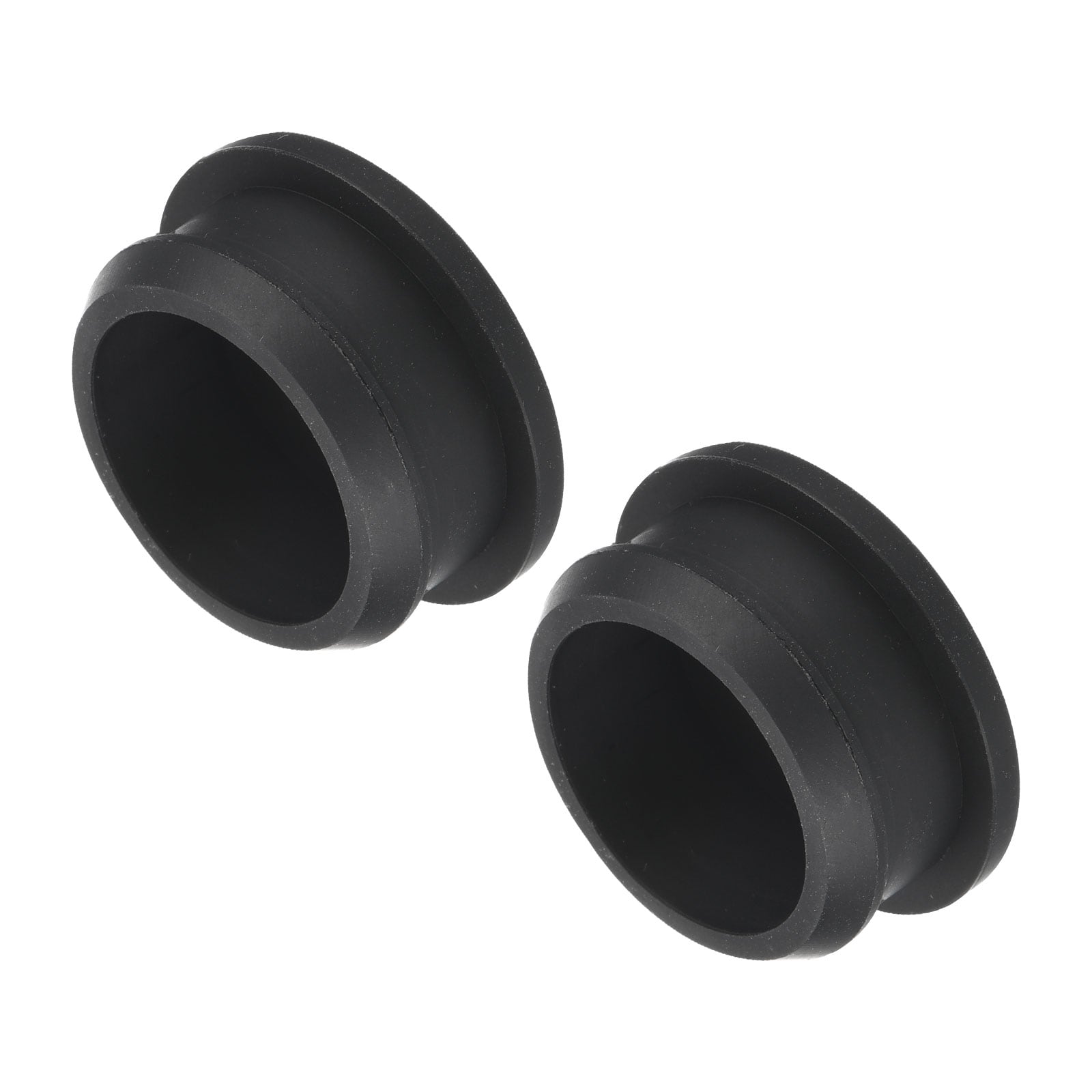 Unique Bargains Silicone Snap in Locking Hole PlugsRubber Panel Seal Cover Flush Type Panel Round for Kitchen Rubber Bulkheads Waterproof Sealing Plugs 30mm/1.2 Inch Diameter Black 2pcs