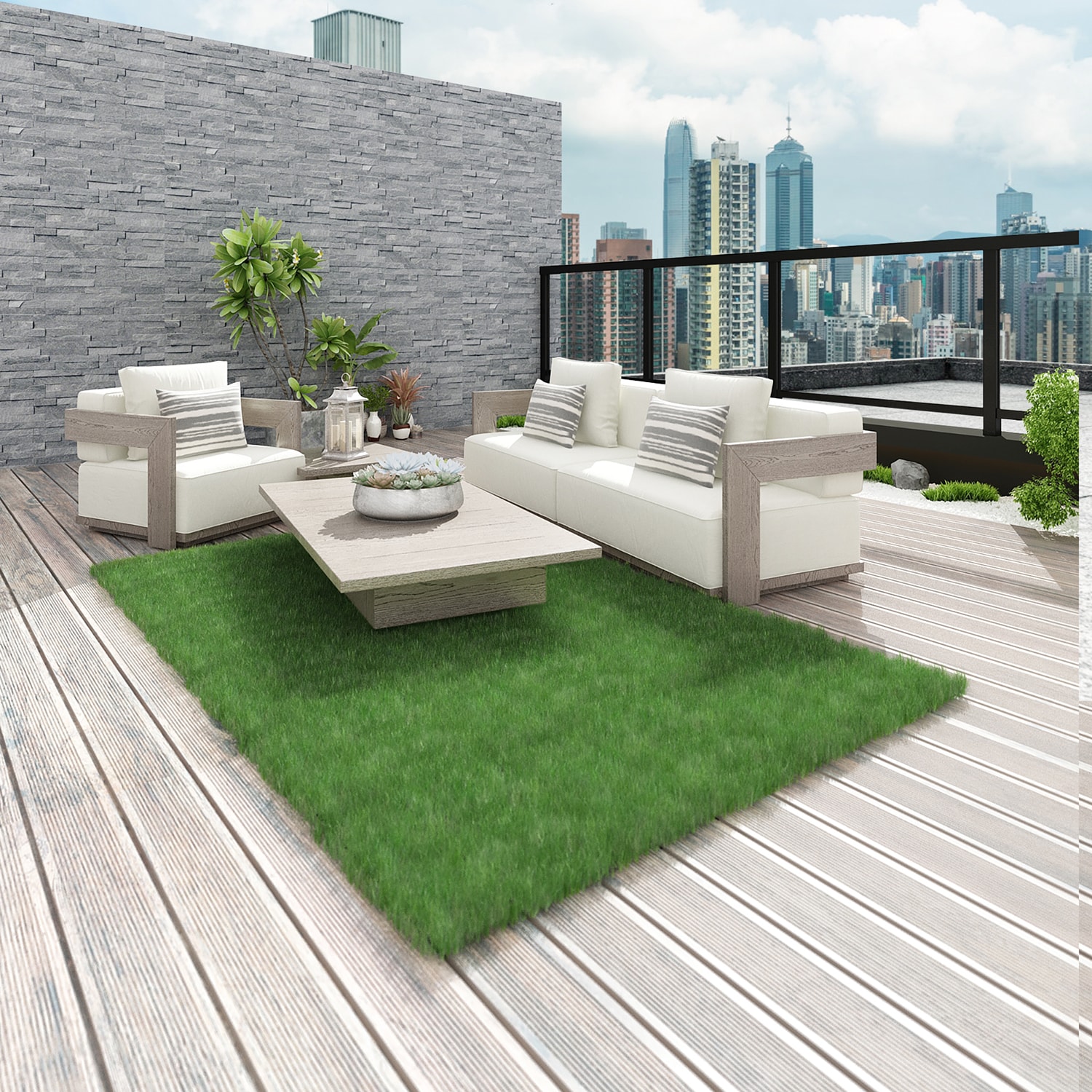 FUFU&GAGA LJY-XLH0999-01-02 Precut-Artificial-Grass - View #12