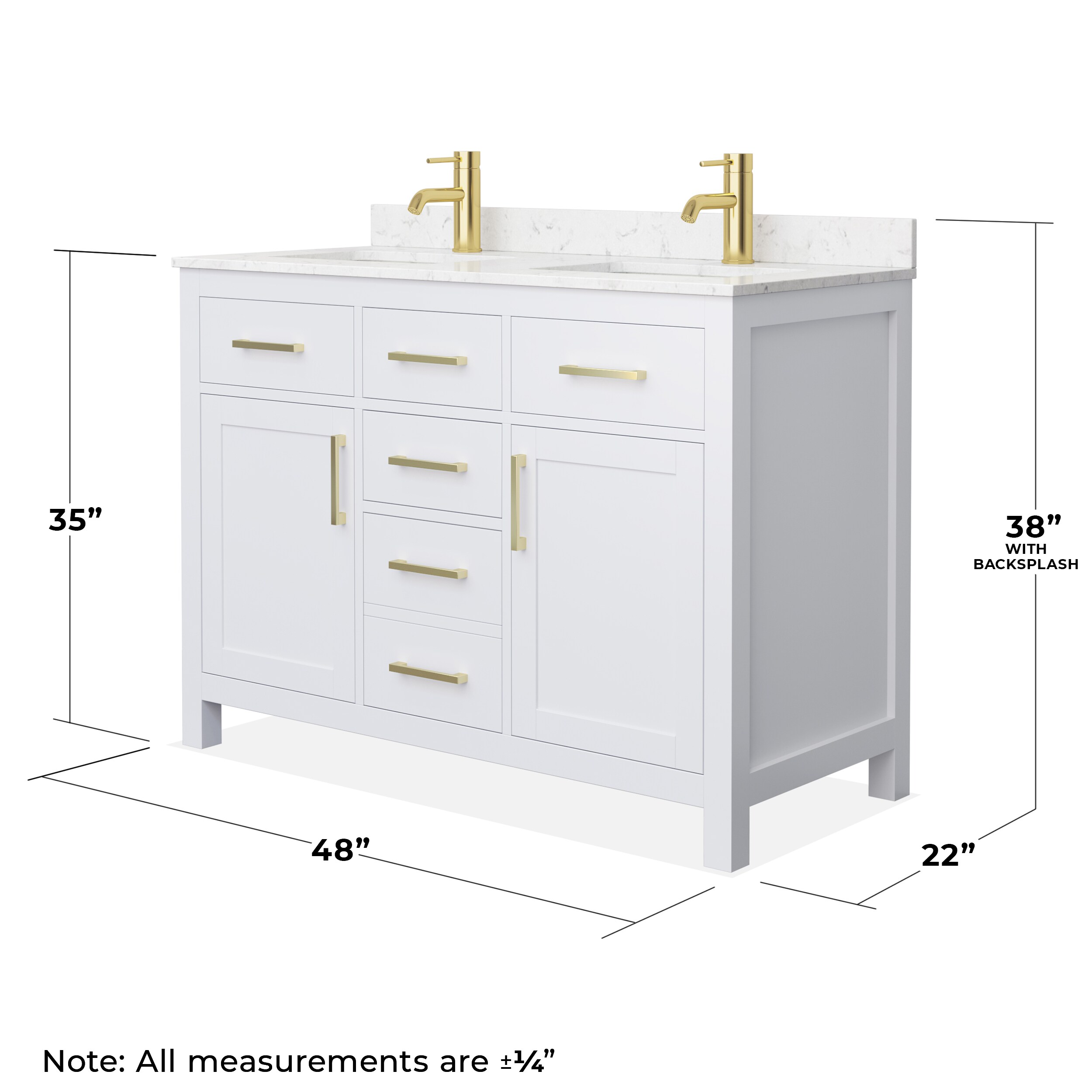 Wyndham Collection WCG242448DWGCCUNSMXX Bath-Vanity-Combo - View #5