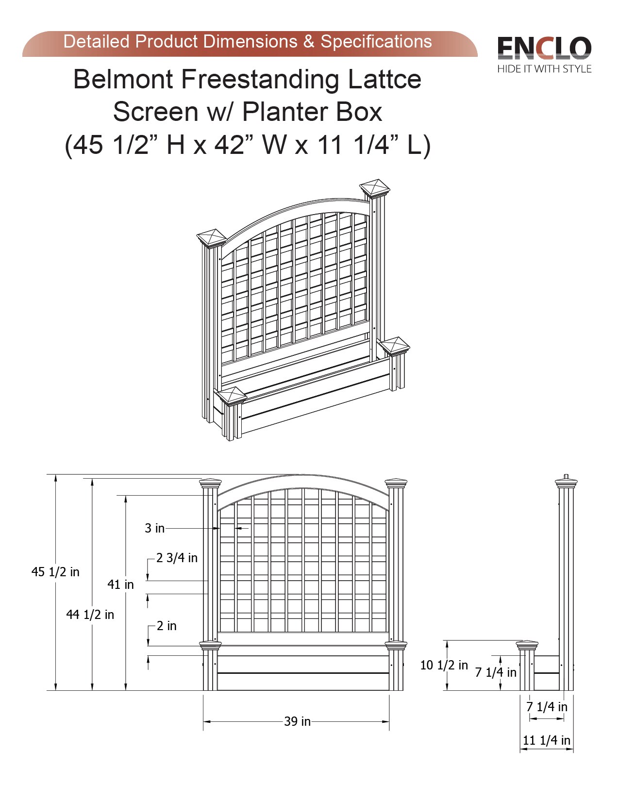 Enclo Privacy Screens EC18005 Outdoor-Privacy-Screen - View #8