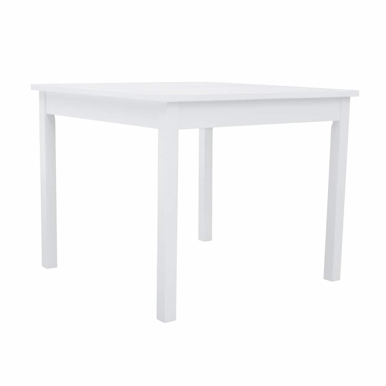 HomeRoots 4000390041 Square Outdoor Bistro 35-in W x 35-in L with Umbrella Hole