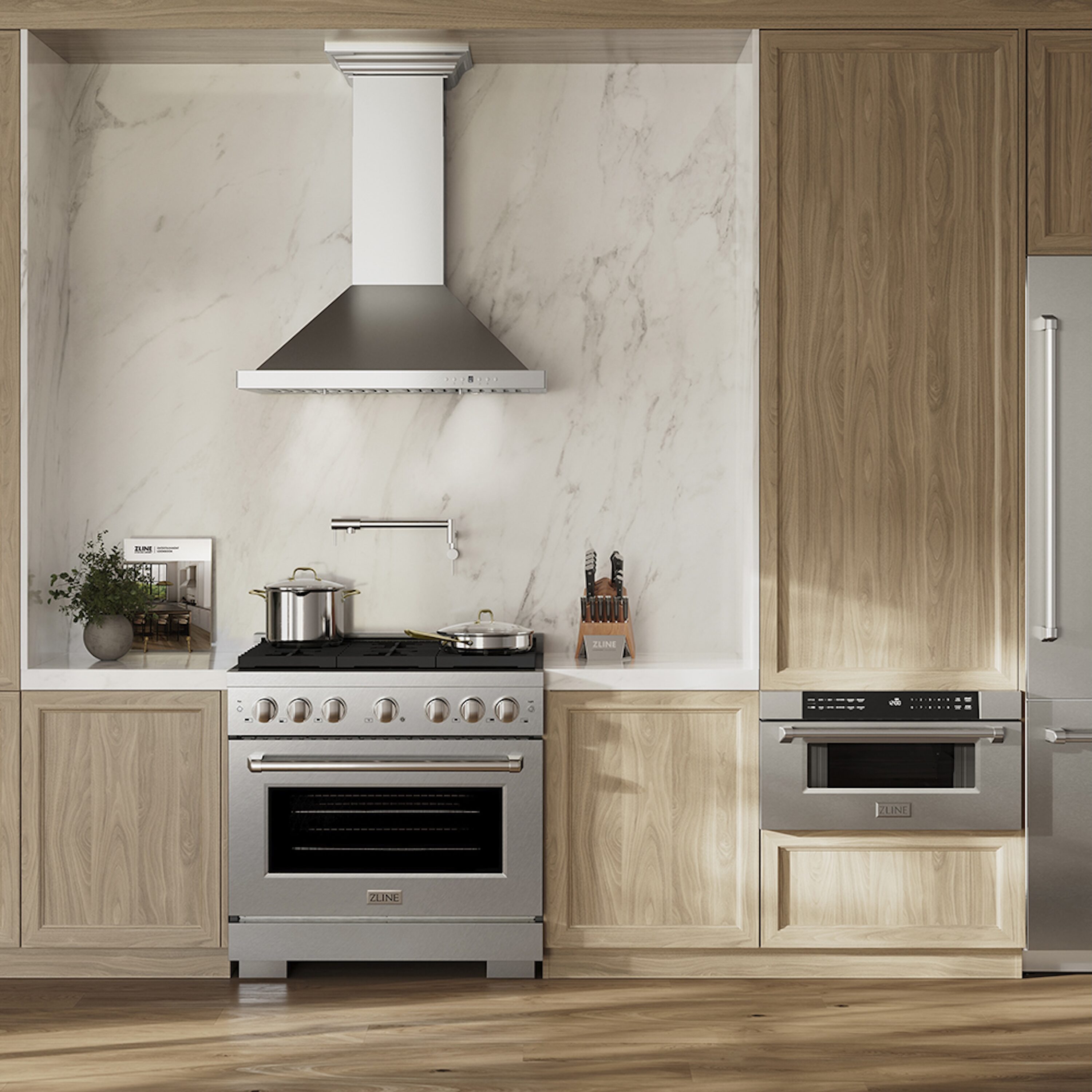 ZLINE KITCHEN & BATH PSDRS-36 Dual-Fuel-Ranges - View #7