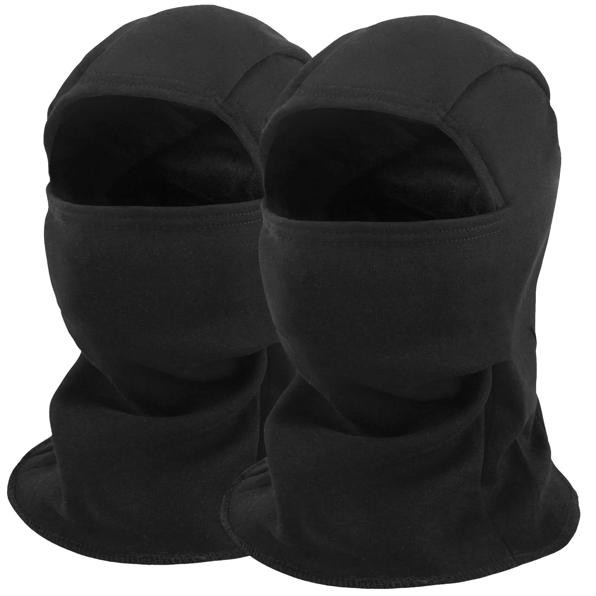 ITOPFOX  Balaclava Ski Mask Full Face Winter Fleece Thermal Cover for Men Women Soft Breathable Cold Weather Outdoor Headwear 2 Pack