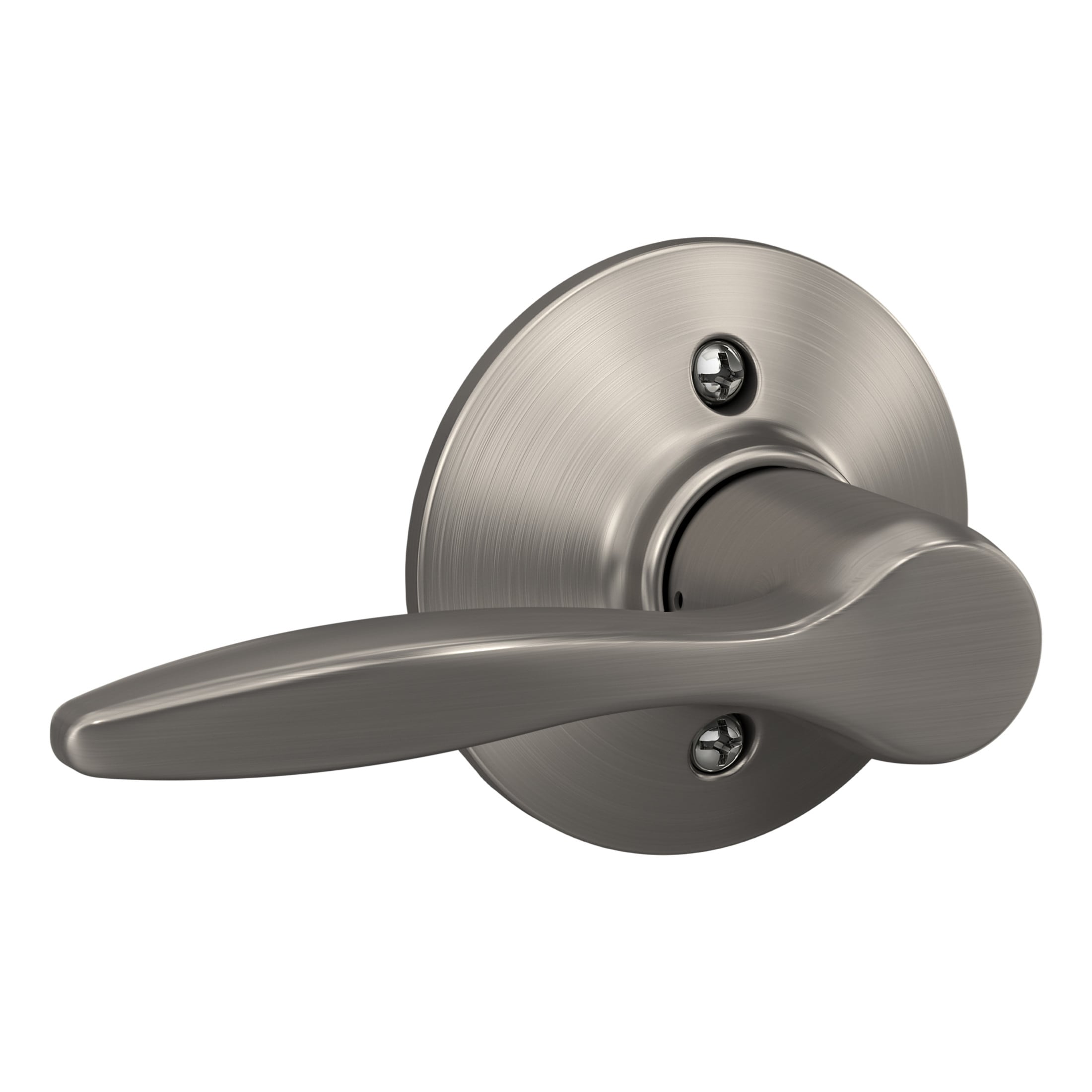Schlage F170 DEL 619 LH Delfayo Satin Nickel Left-Handed Interior Hall/Closet Dummy Door Handle