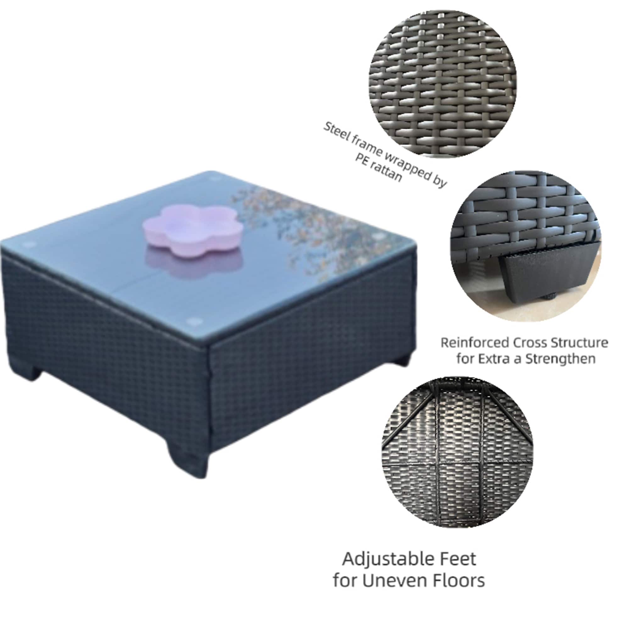 SINOFURN SYA010491GY Patio-Sofas-Daybeds - View #12