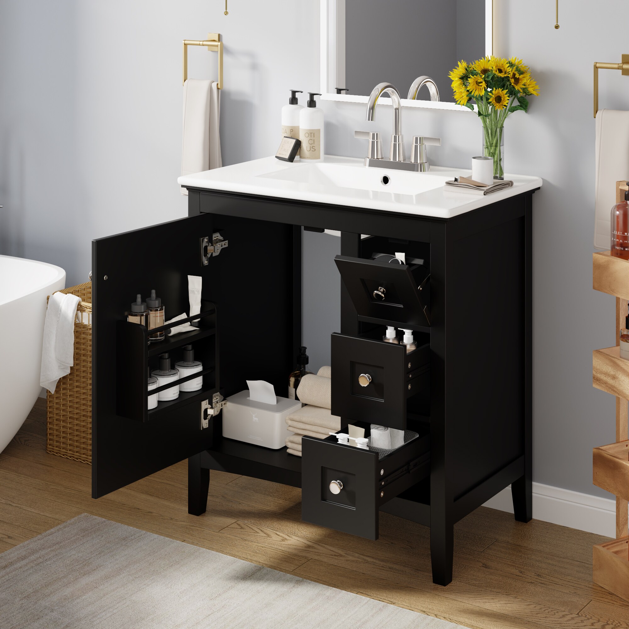 LOVMOR SF-W-N817P295760G Bath-Vanity-Combo - View #4