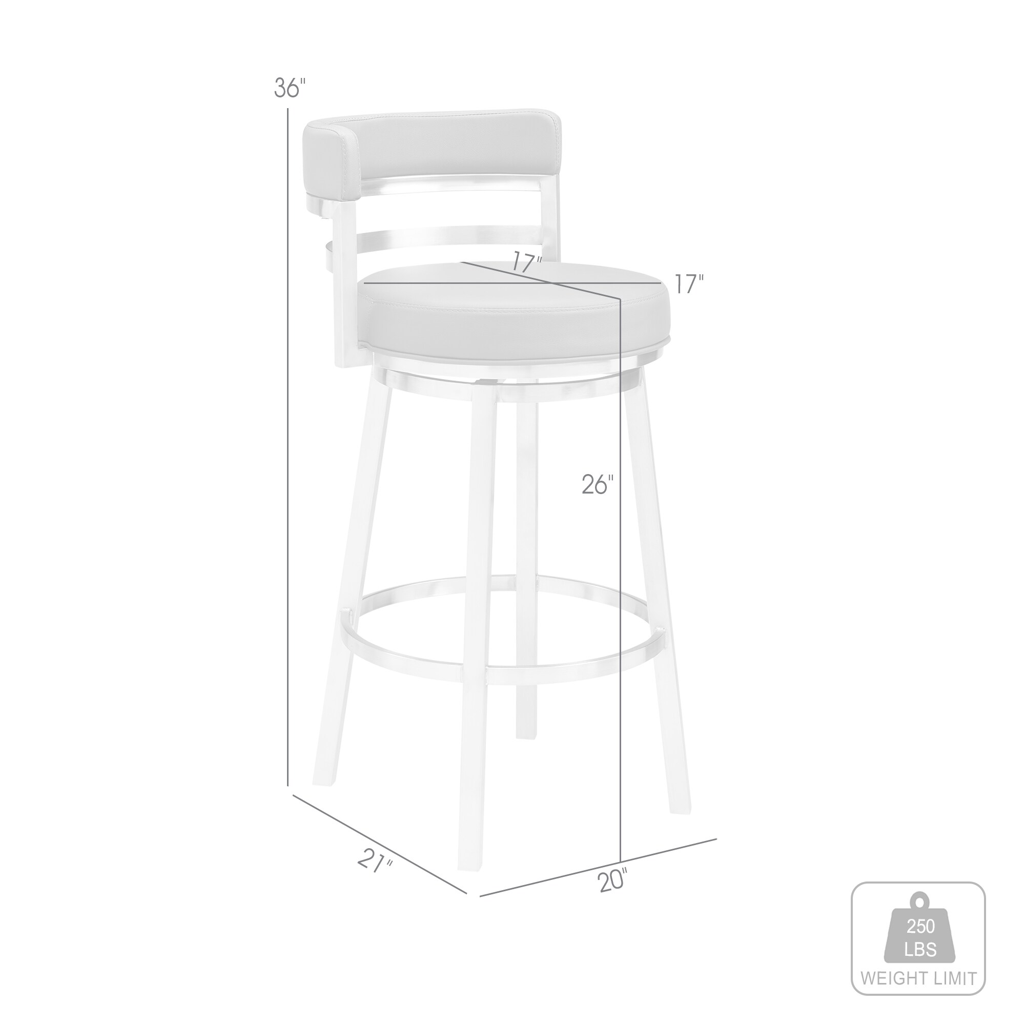 Armen Living 840254335073 stools - View #7