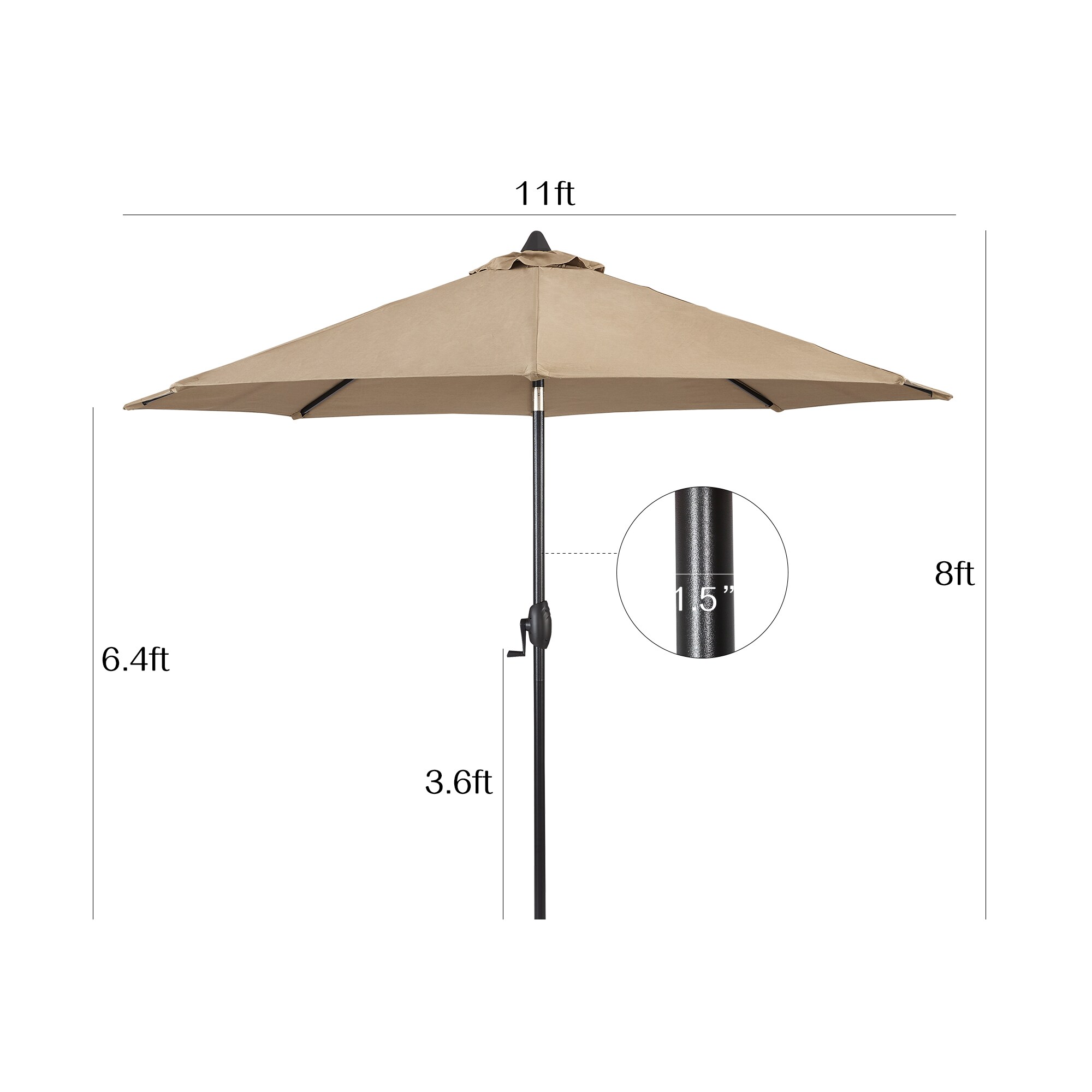 PEAK HOME FURNISHINGS 980102 Umbrellas-2 - View #3