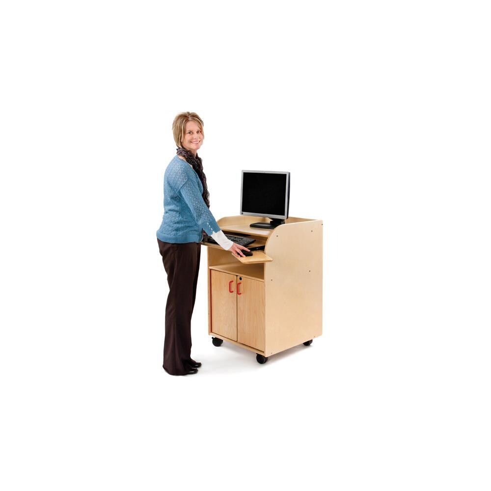 Jonti-Craft JNTC5859  1085JC Mobile Technology Stand- Keyboard Tray Kit
