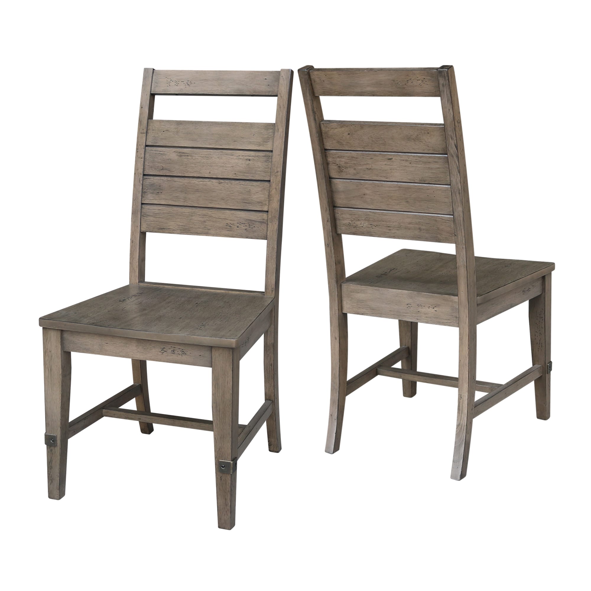 International Concepts C40-44P Set of 2 Traditional Dining side chair ( Wood Frame )