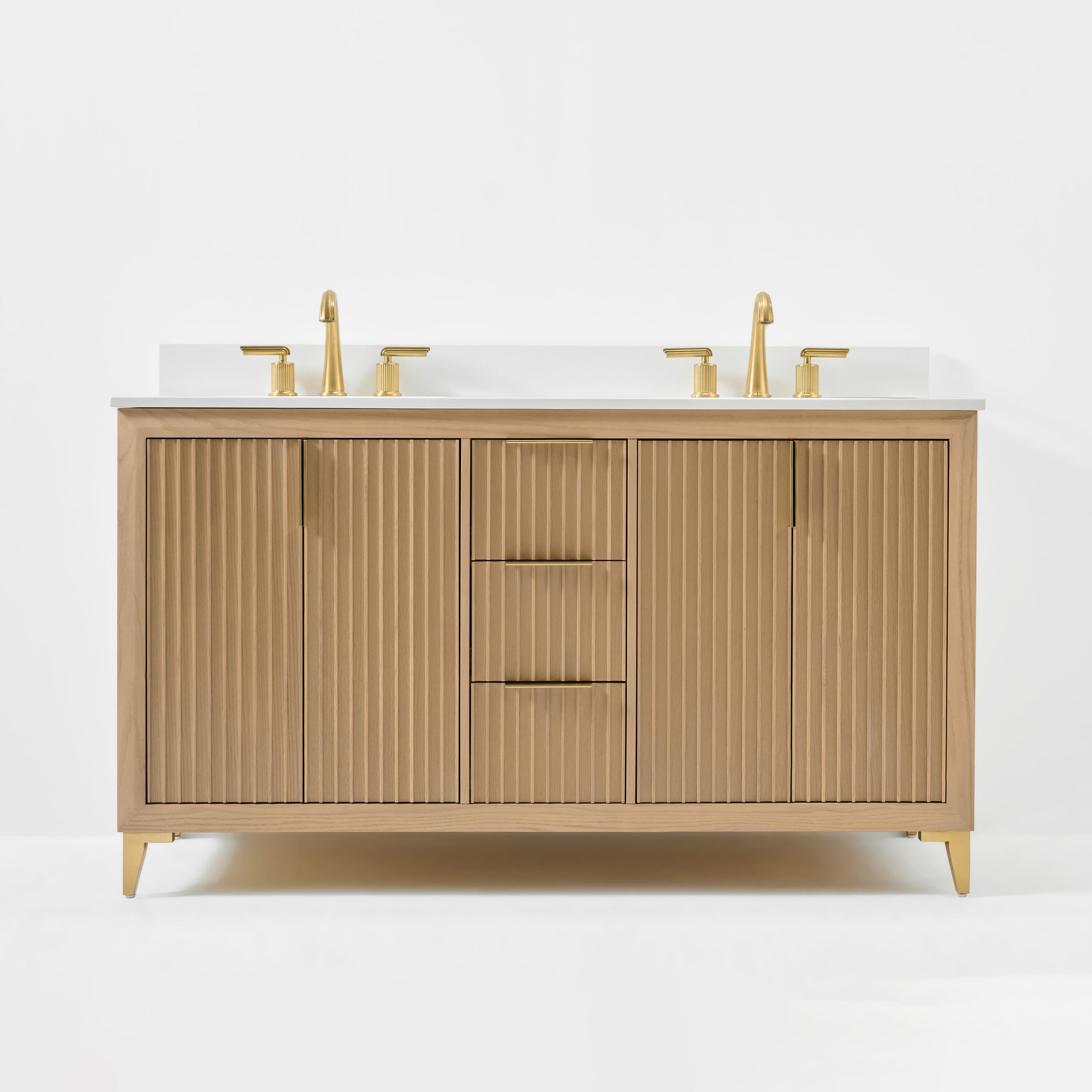Ancerre Designs VTSTURLINGTON60OAKWQ Bath-Vanity-Combo - View #13
