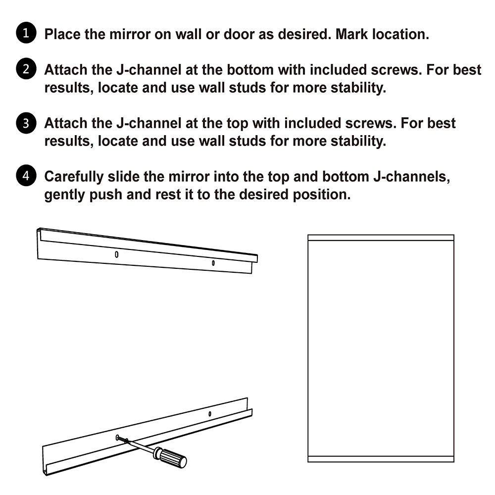 Project Source Stainless Steel Mirror Mounting System In The Mirror   65122679 