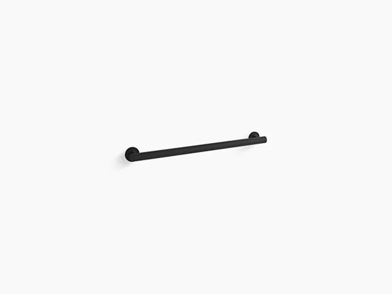 KOHLER K-11893-BL Matte Black Wall mount ADA Compliant Grab Bar ( 200.0-lb Weight Capacity )