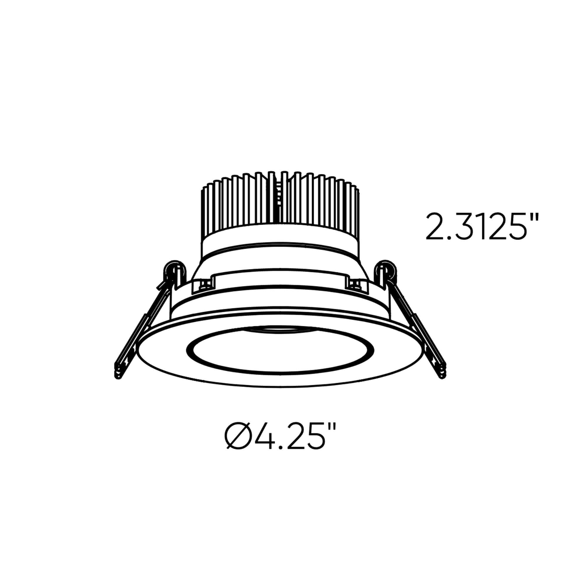 DALS Lighting DCP-GBR35-WH Recessed-Kits - View #3