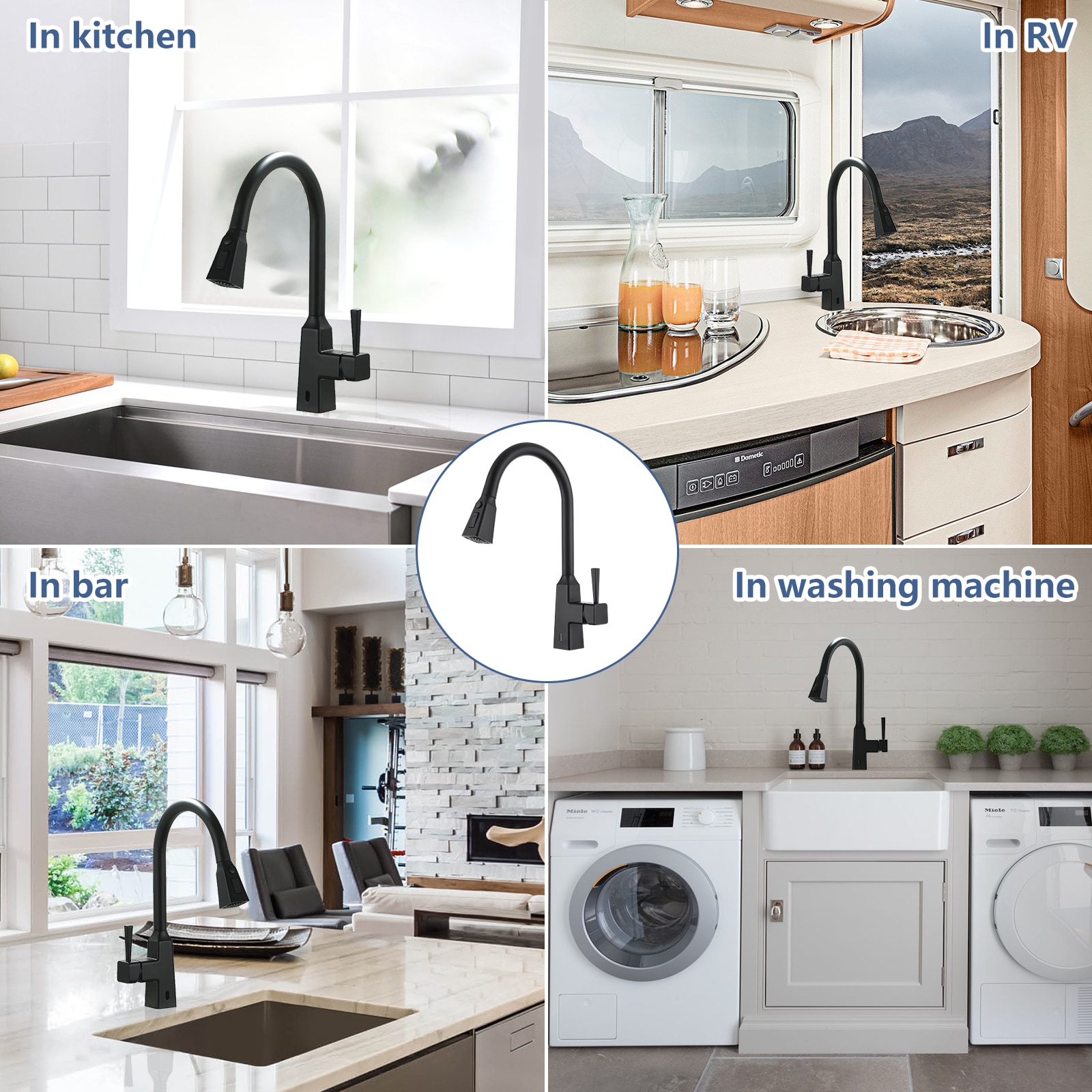 Fapully FA-B-1010B-IS Kitchen-Faucets - View #7
