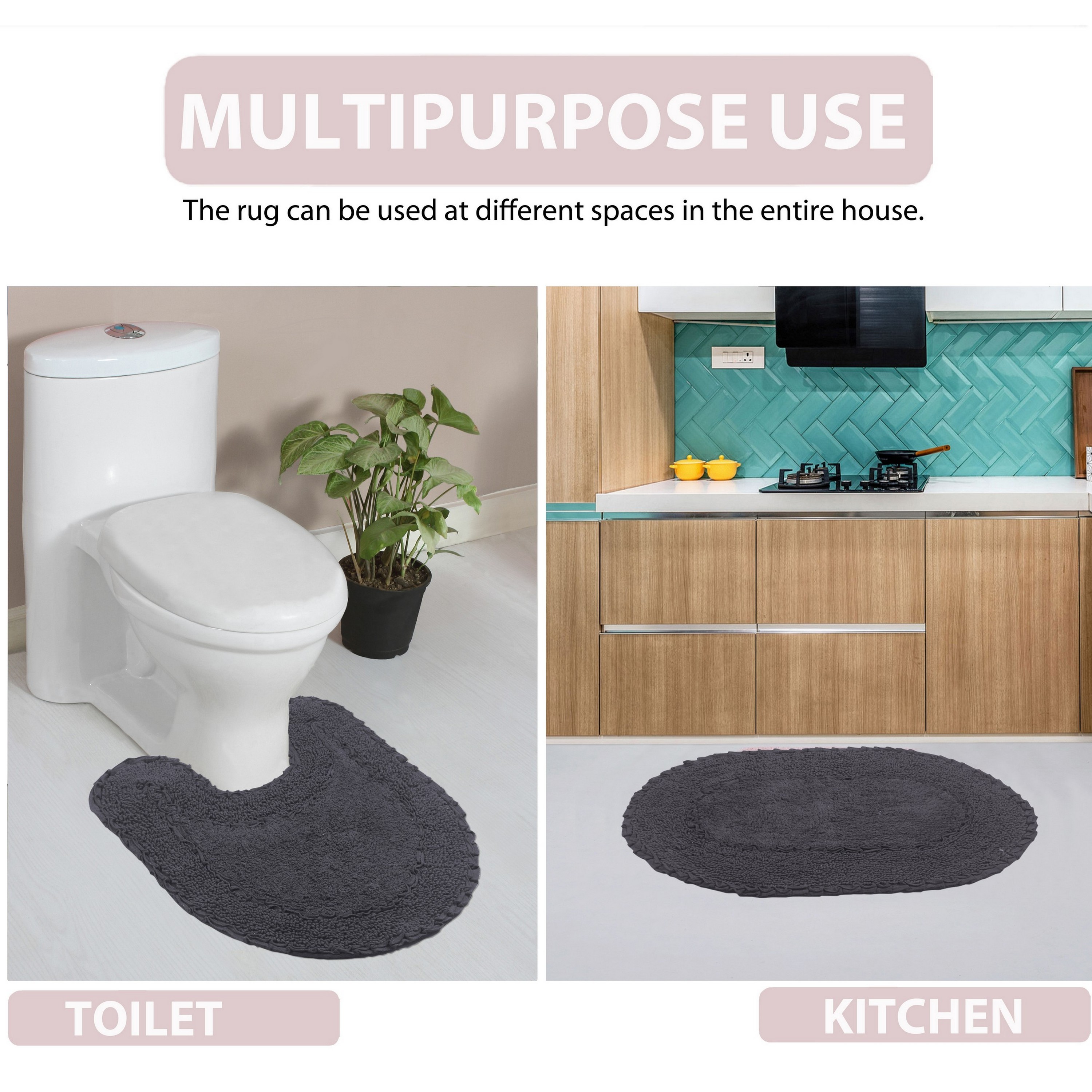 Home Weavers BDR2440GY Bath-Rugs - View #6