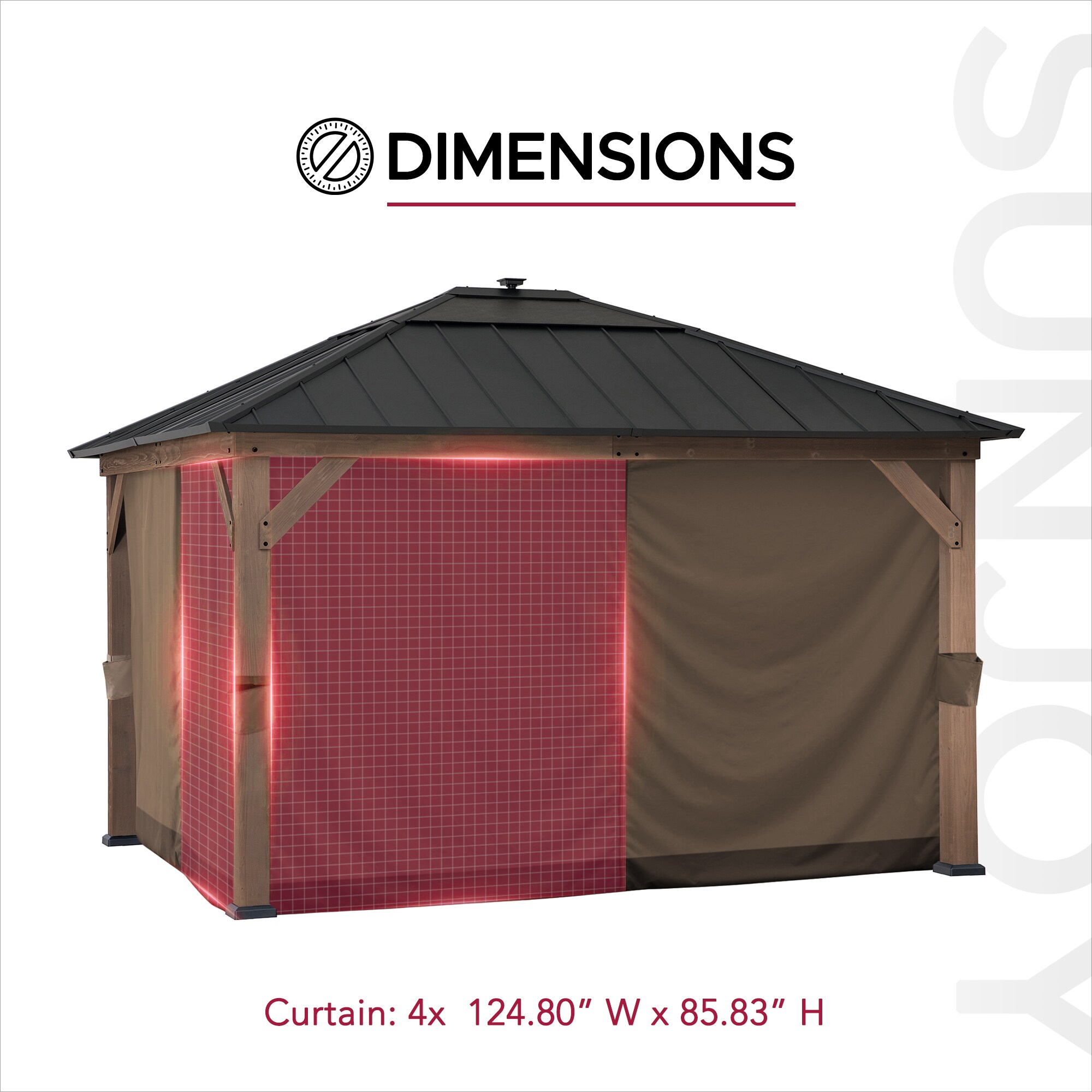 Sunjoy A111305421 Canopy-Parts-Acc - View #3