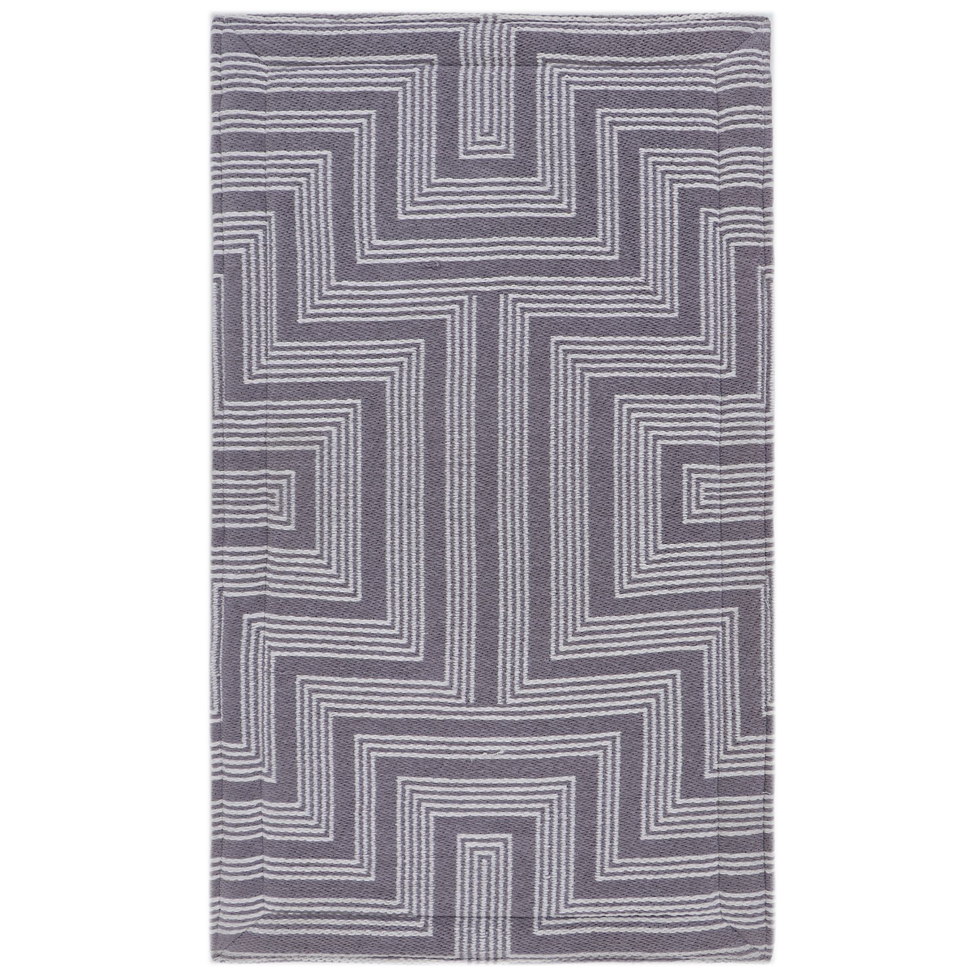 Zig Zag 347814 2-ft x 3-ft Gray Polyester Rectangular Indoor Anti-fatigue Mat